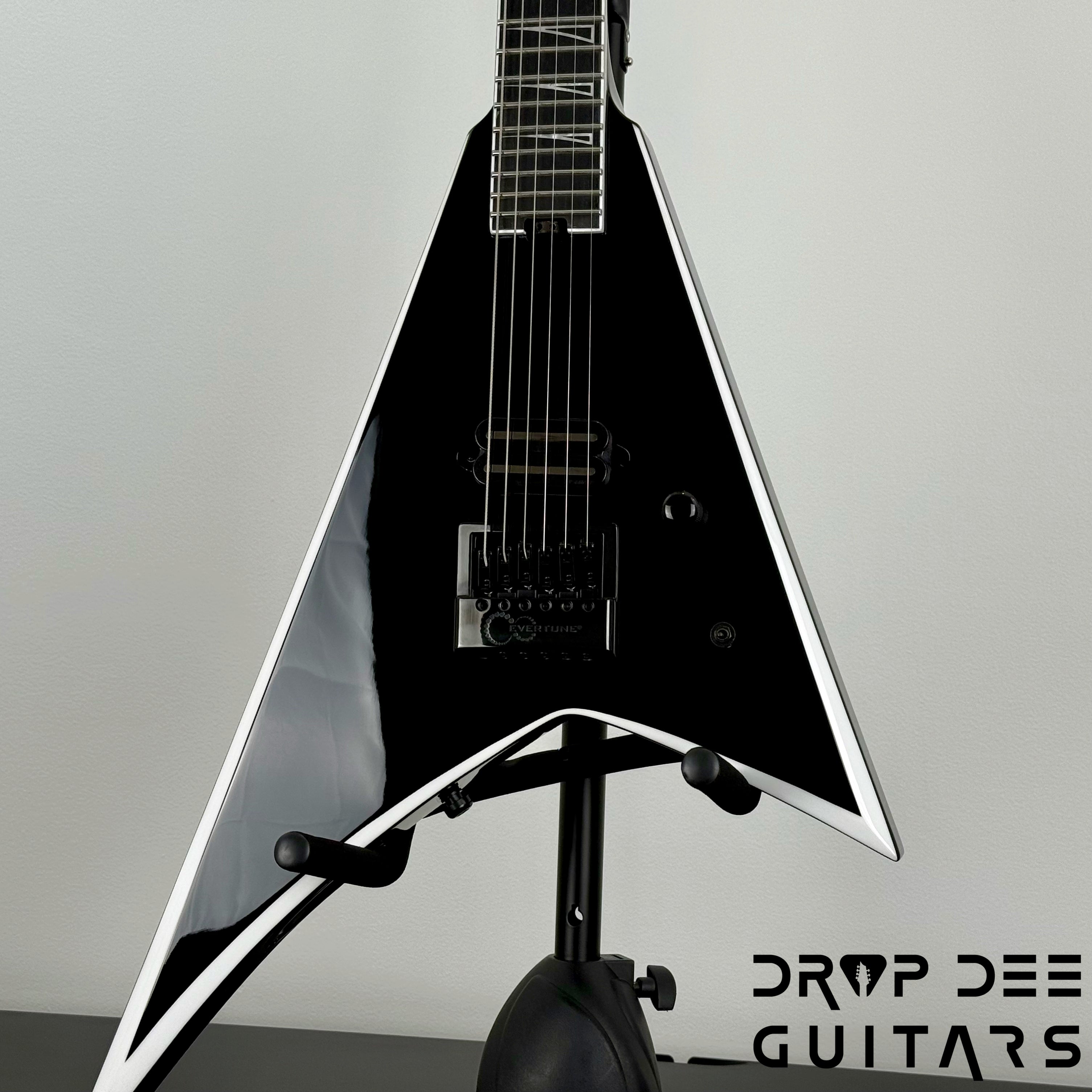 Jackson Pro Plus Series Signature Christian Andreu Rhoads RR24 EVTN6 Electric Guitar w/ Case - Black with White Bevels