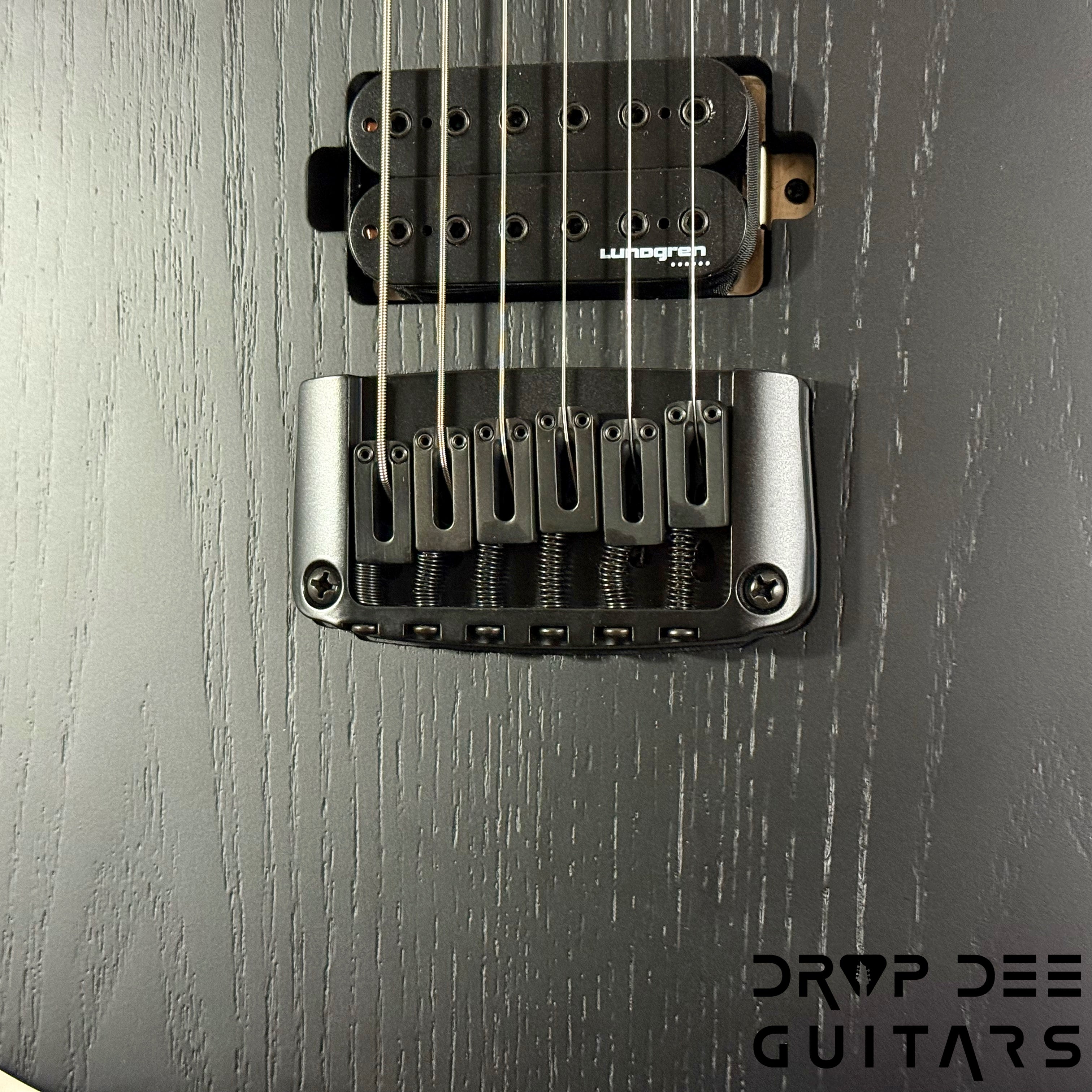 Schecter Diamond Series Keith Merrow KM-6 MK-III EX Baritone Electric Guitar - Satin Black Open Pore