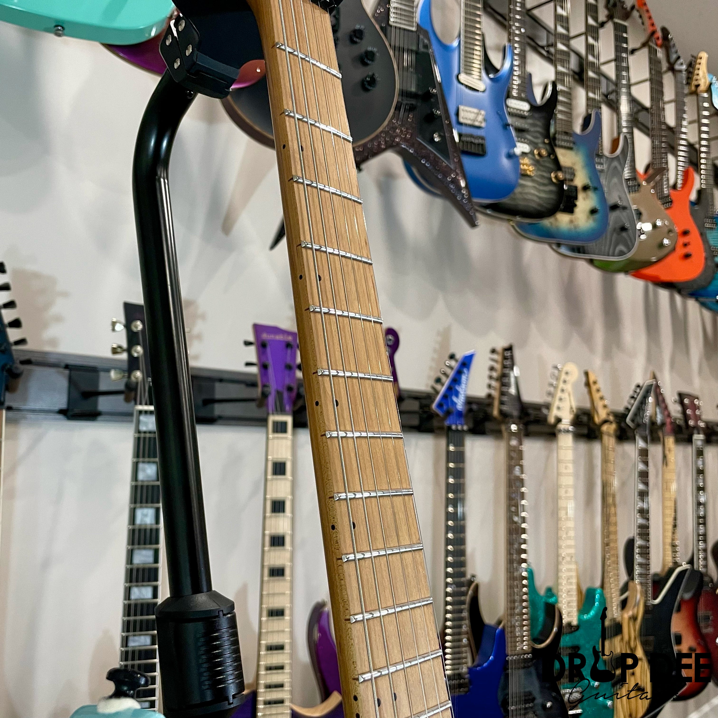 Balaguer Select Series Diablo Retro 27 FR Electric Guitar w/ Bag - Gloss Solid Cerulean Blue