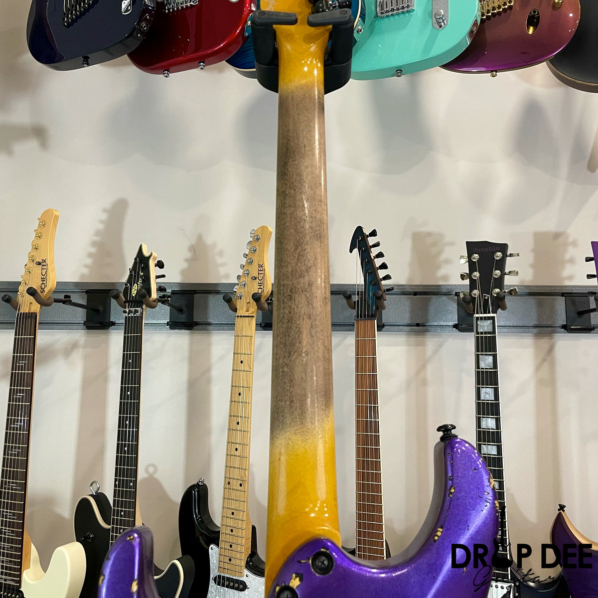 Balaguer Toro USA Heritage Electric Guitar w/ Case - Metallic Purple over Sunburst