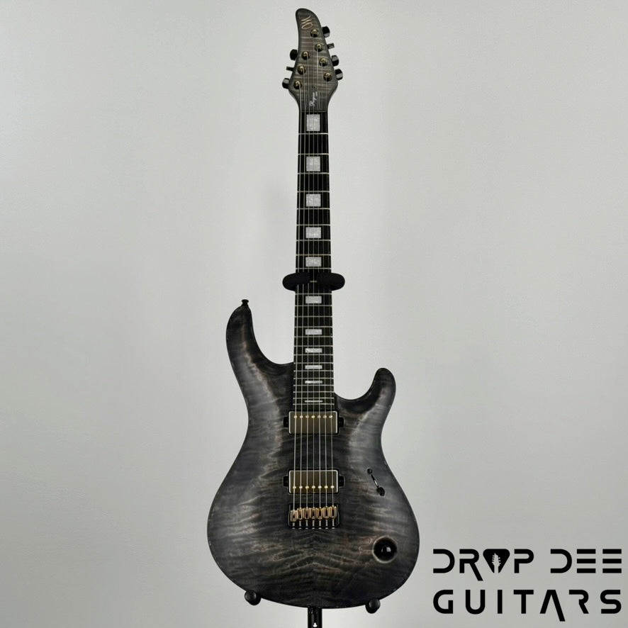 Mayones Regius Core 7 7-String Electric Guitar w/ Case - Antique Black Matt