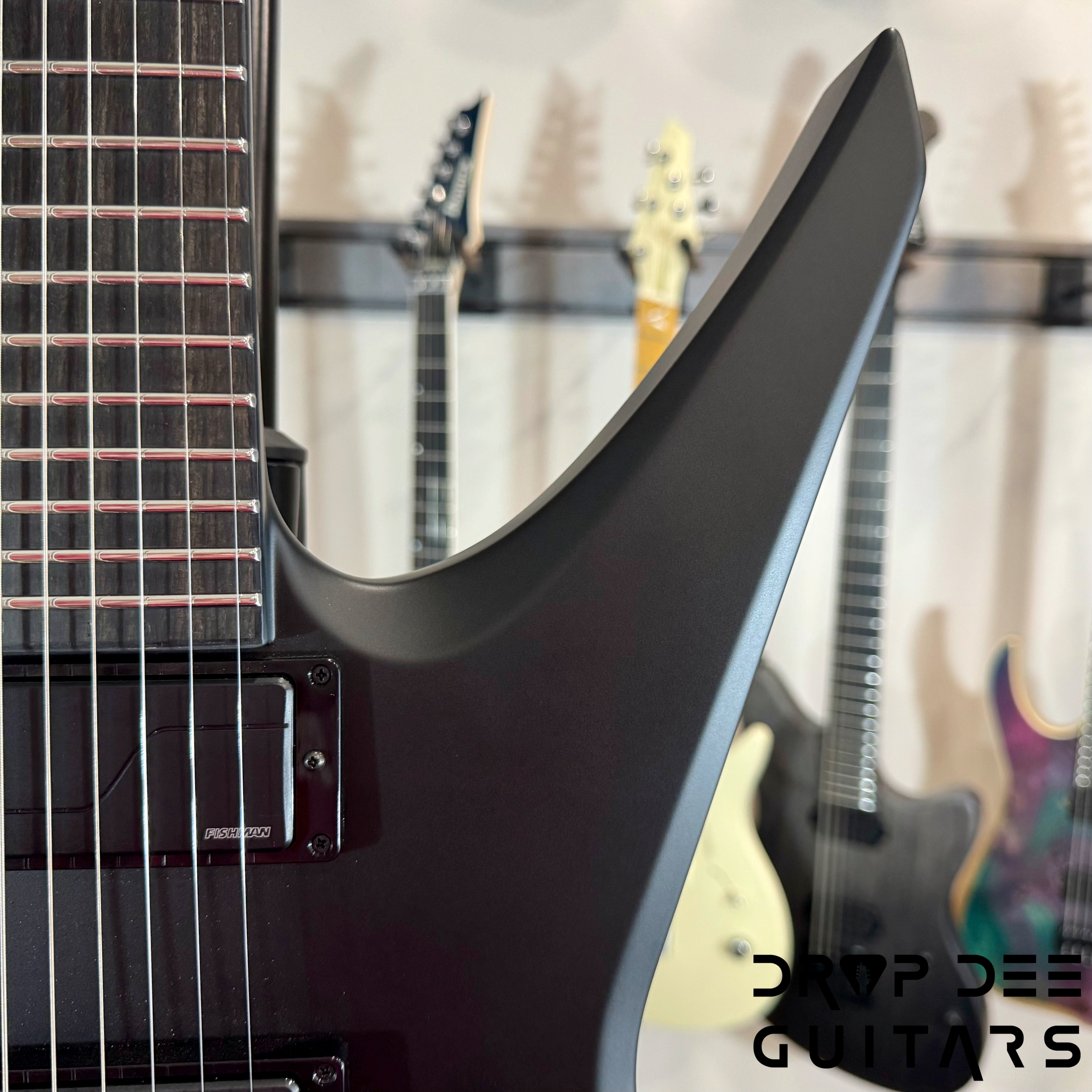 Jackson Custom Shop Warrior Electric Guitar w/ Case - Blackout
