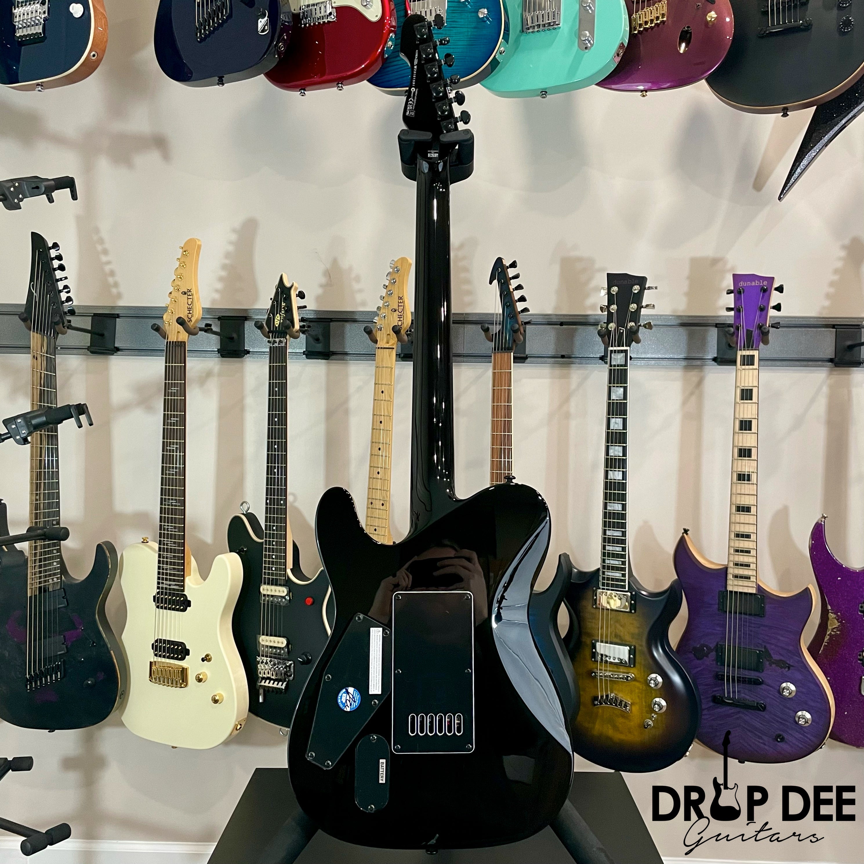 ESP LTD TE-1000 Evertune Electric Guitar - Black Natural Burst