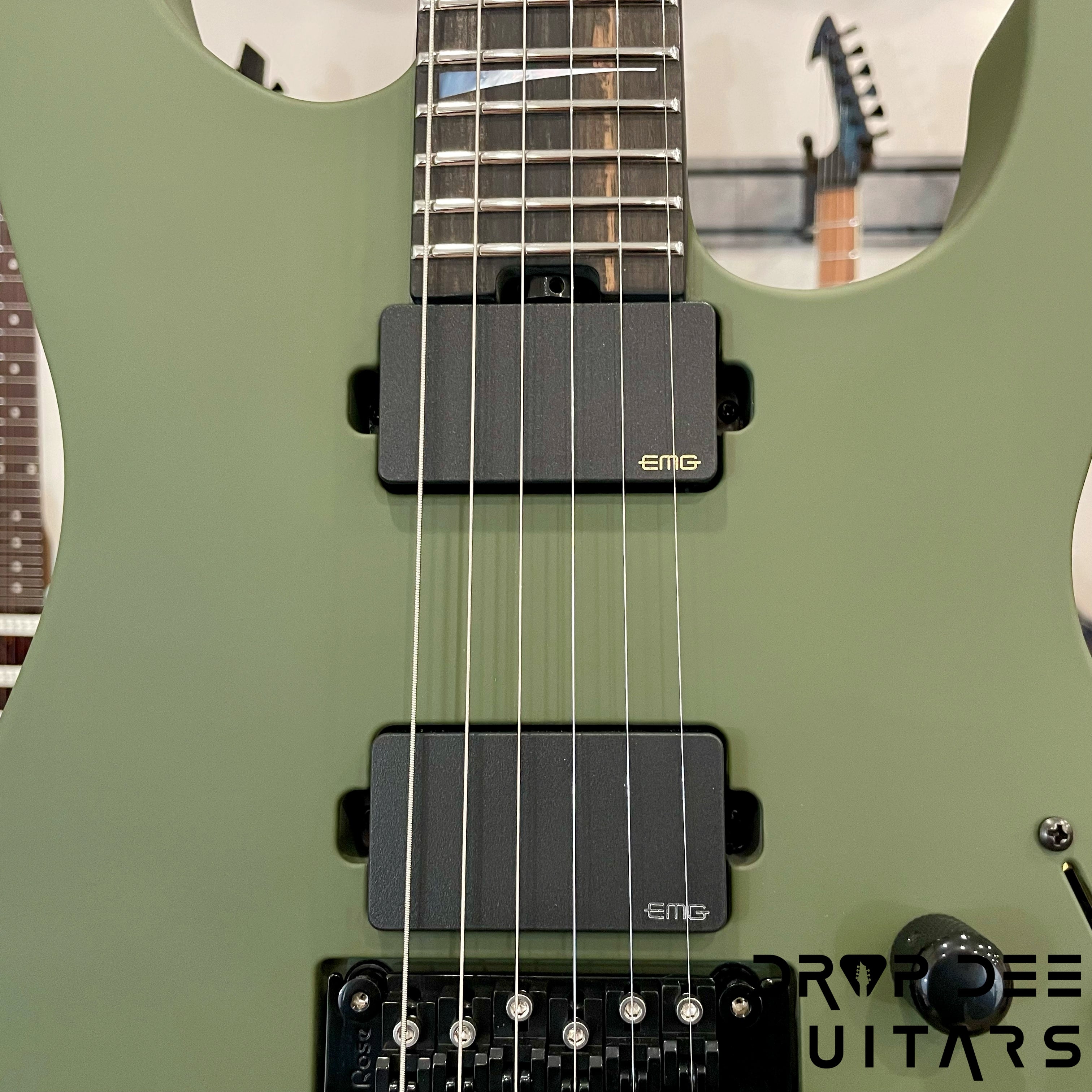 Jackson American Series Soloist SL2MG Electric Guitar w/ Case - Matte Army Drab