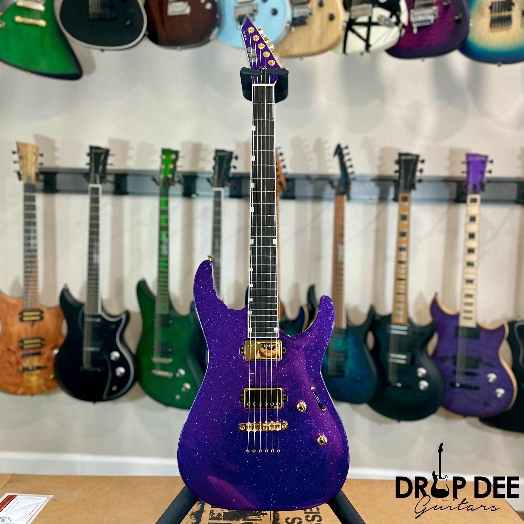 ESP USA M-II NTB NT Electric Guitar w/ Case