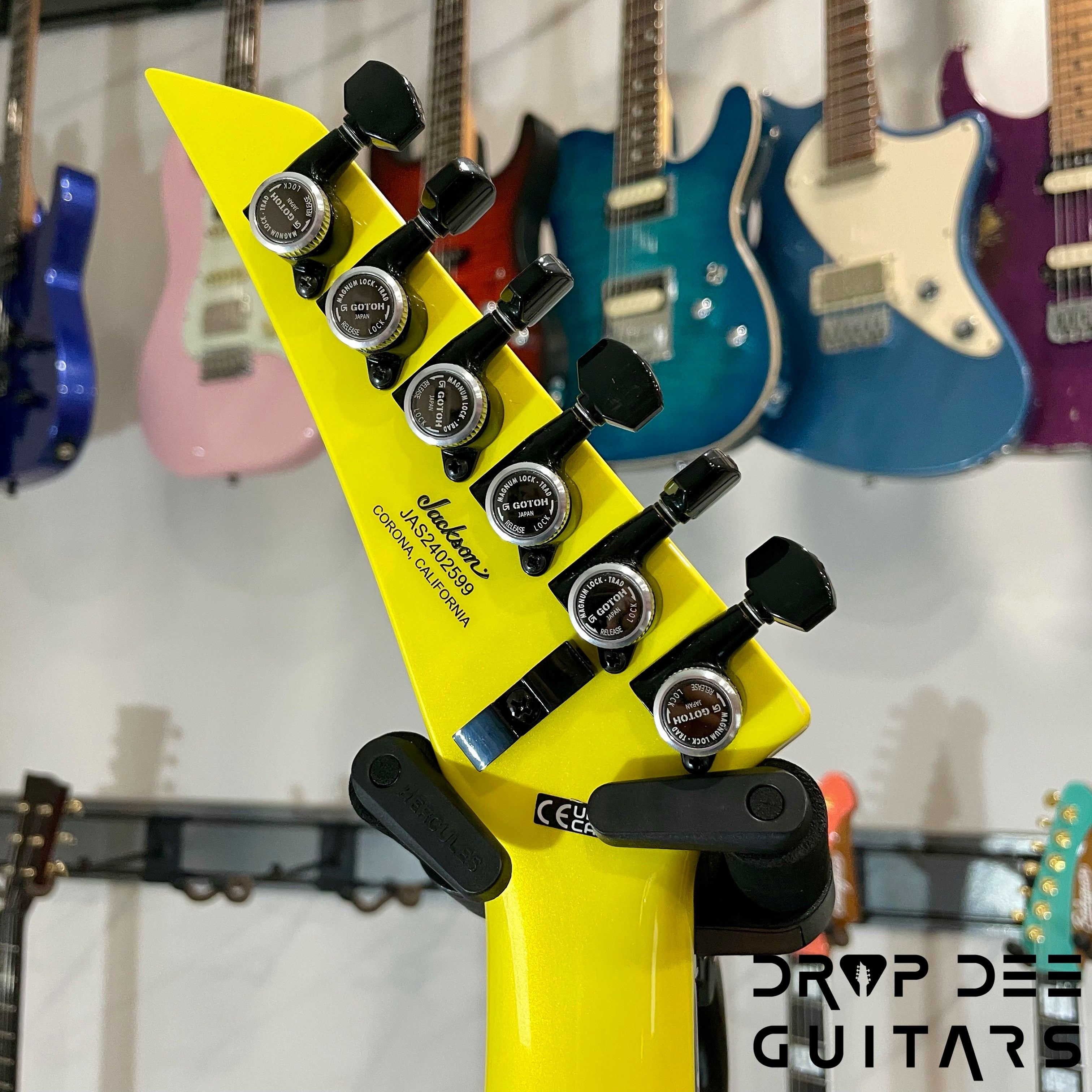 Jackson American Series Soloist SL2 DX Electric Guitar w/ Case - Lemon Ice