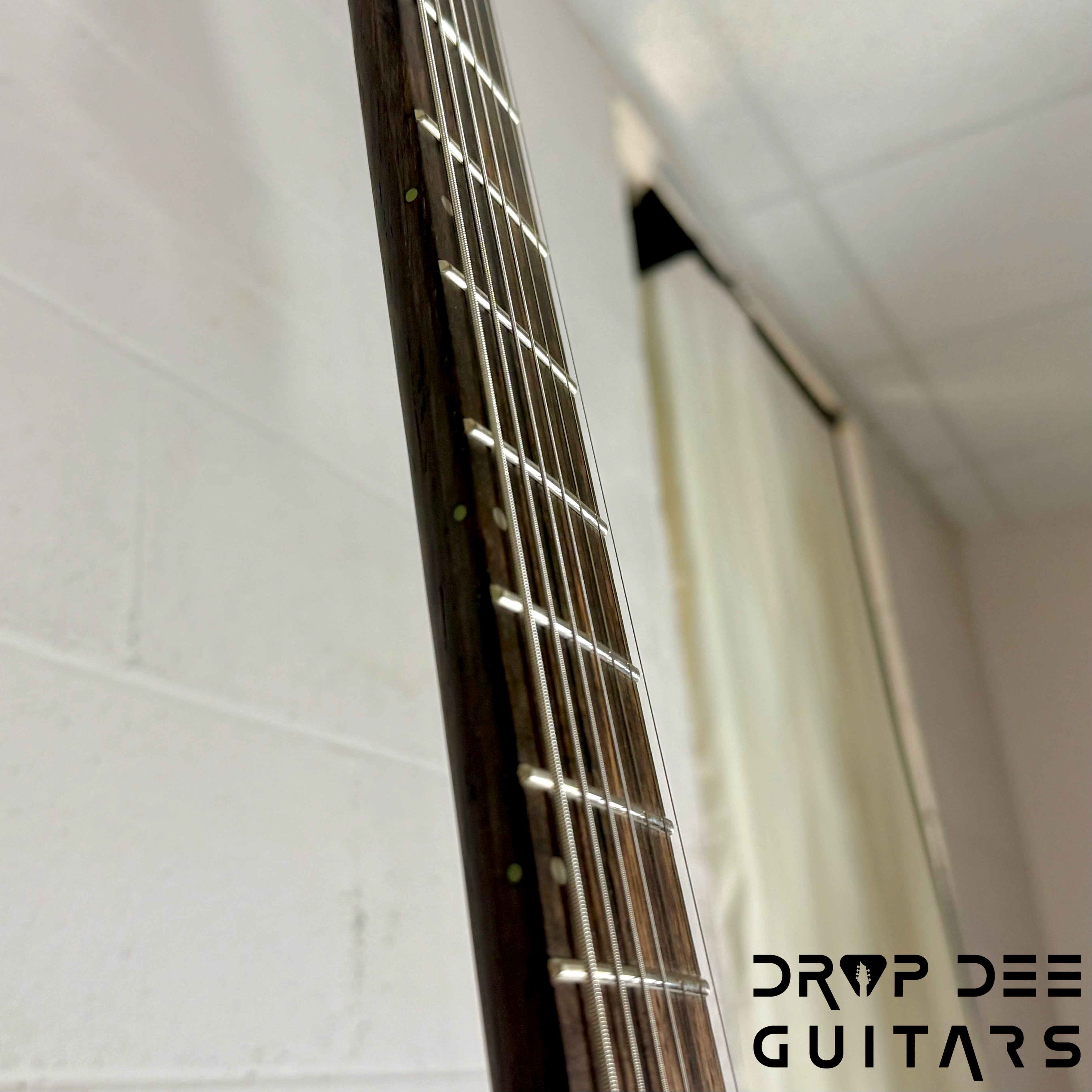 Ibanez Standard RGD721FA Baritone 7-String Electric Guitar - Stained Wine Red Burst Flat