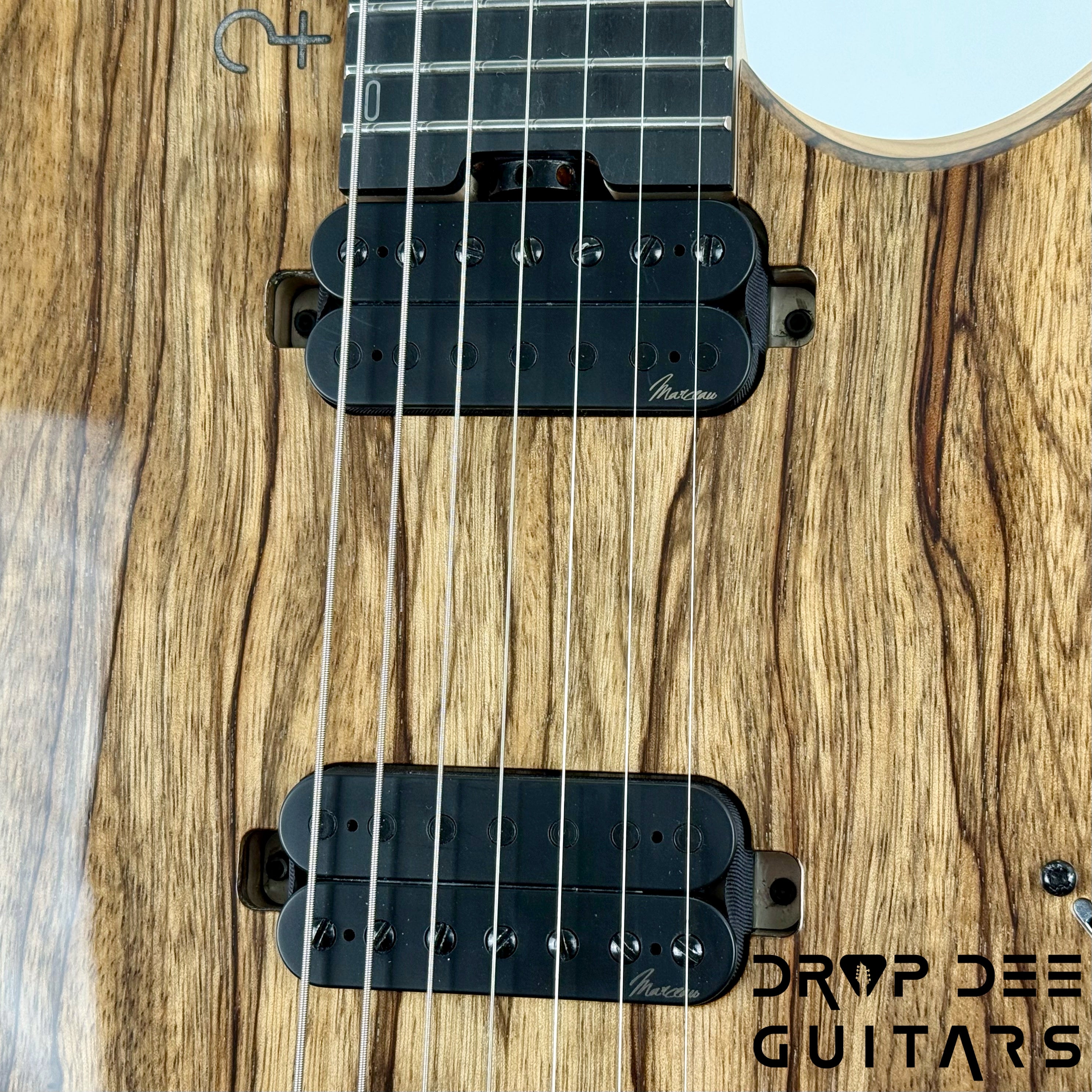 Infinia Ceres 7 Baritone 7-String Electric Guitar w/ Bag - Natural