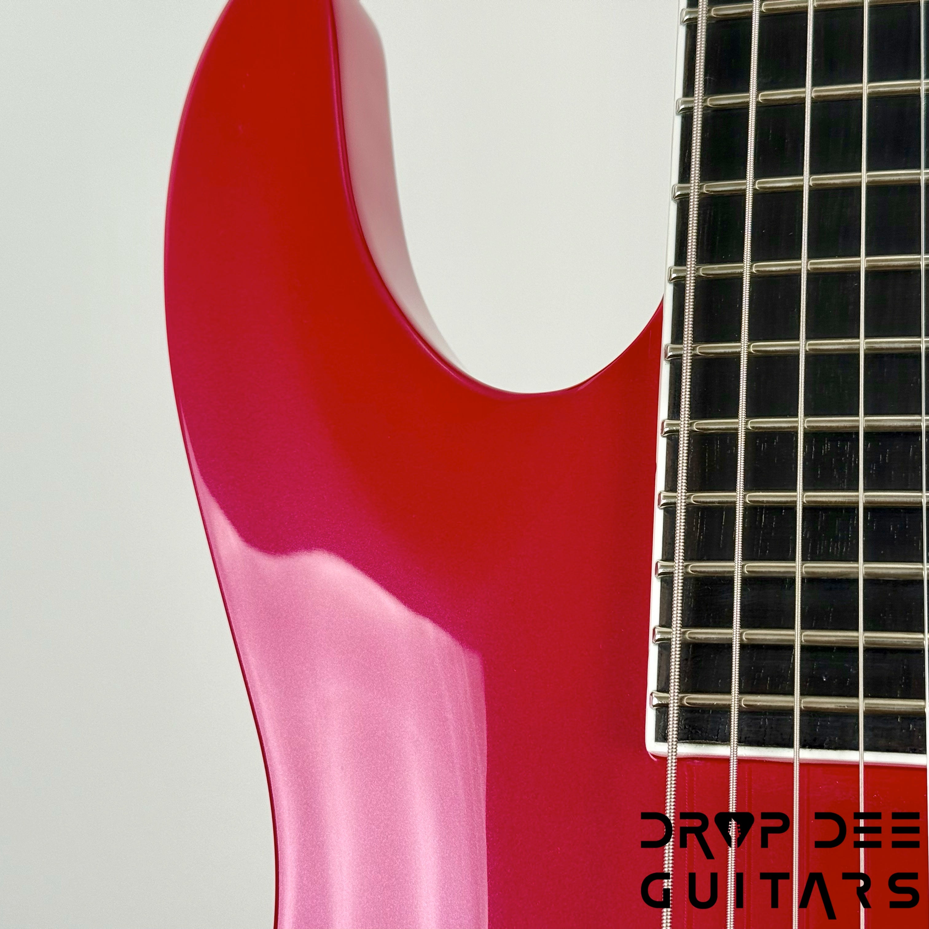 ESP LTD Stephen Carpenter SC-607B Baritone 7-String Electric Guitar w/ Case - Magenta Metallic