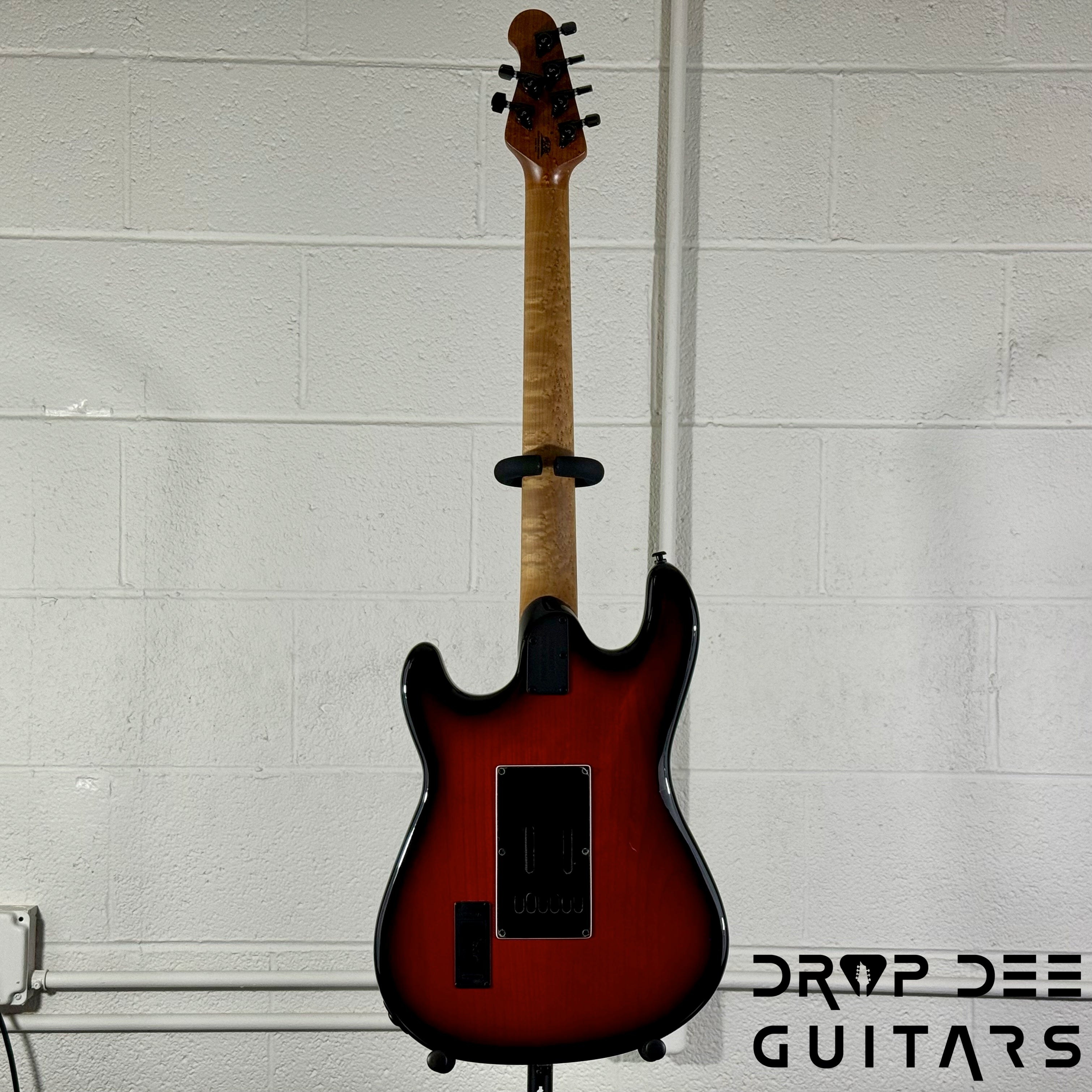 Ernie Ball Music Man Cutlass HT SSS Electric Guitar w/ Case - Raspberry Burst