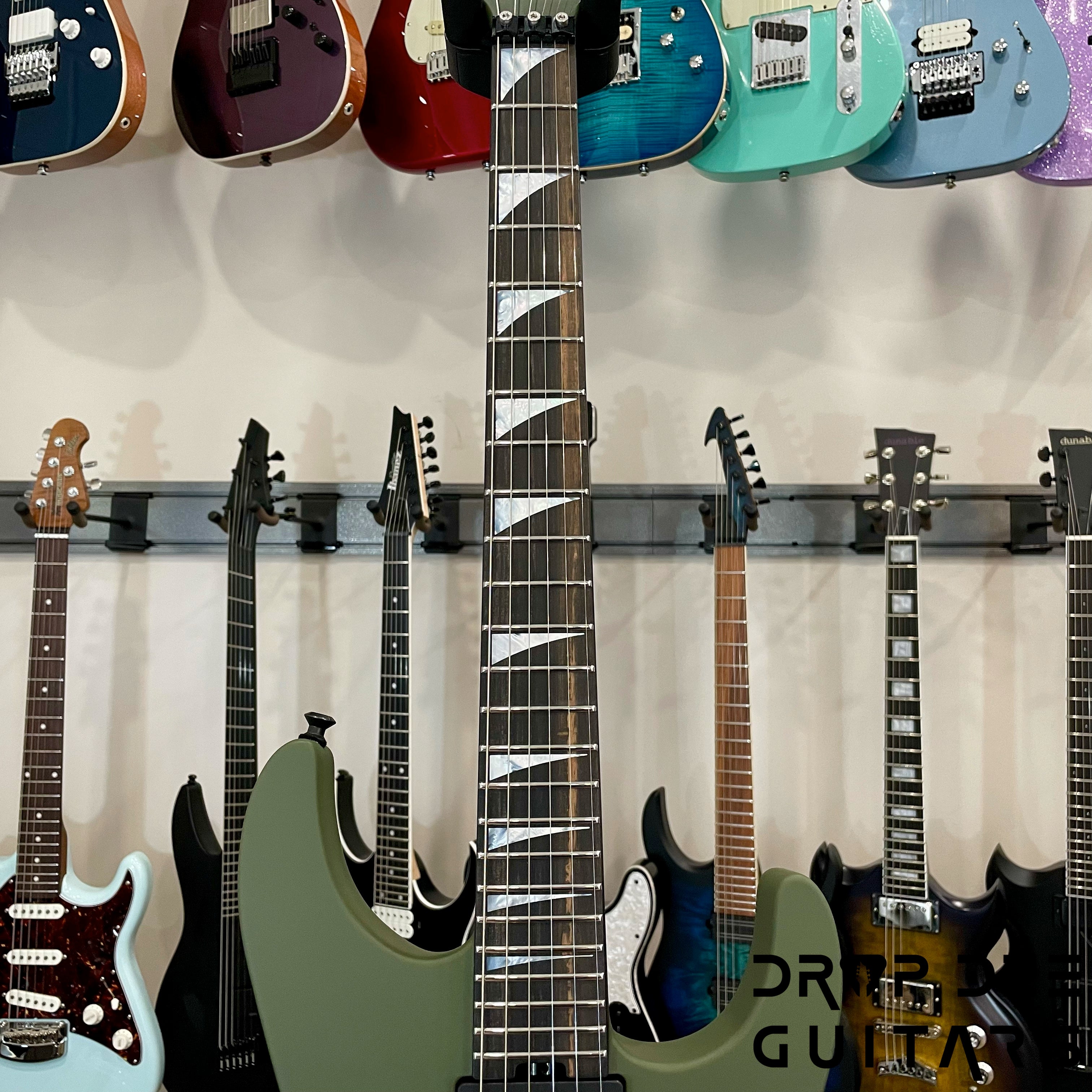 Jackson American Series Soloist SL2MG Electric Guitar w/ Case - Matte Army Drab