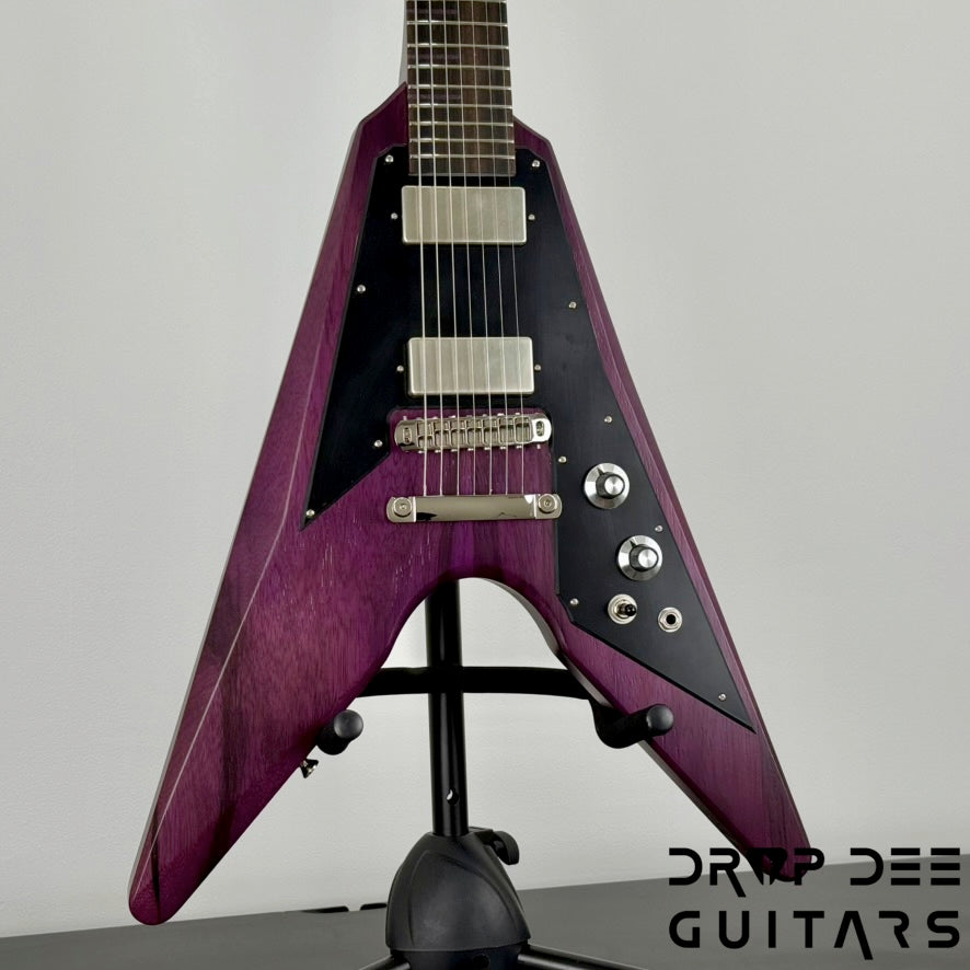 Dunable USA Custom Shop Asteroid 7 7-String Electric Guitar w/ Case - Trans Purple