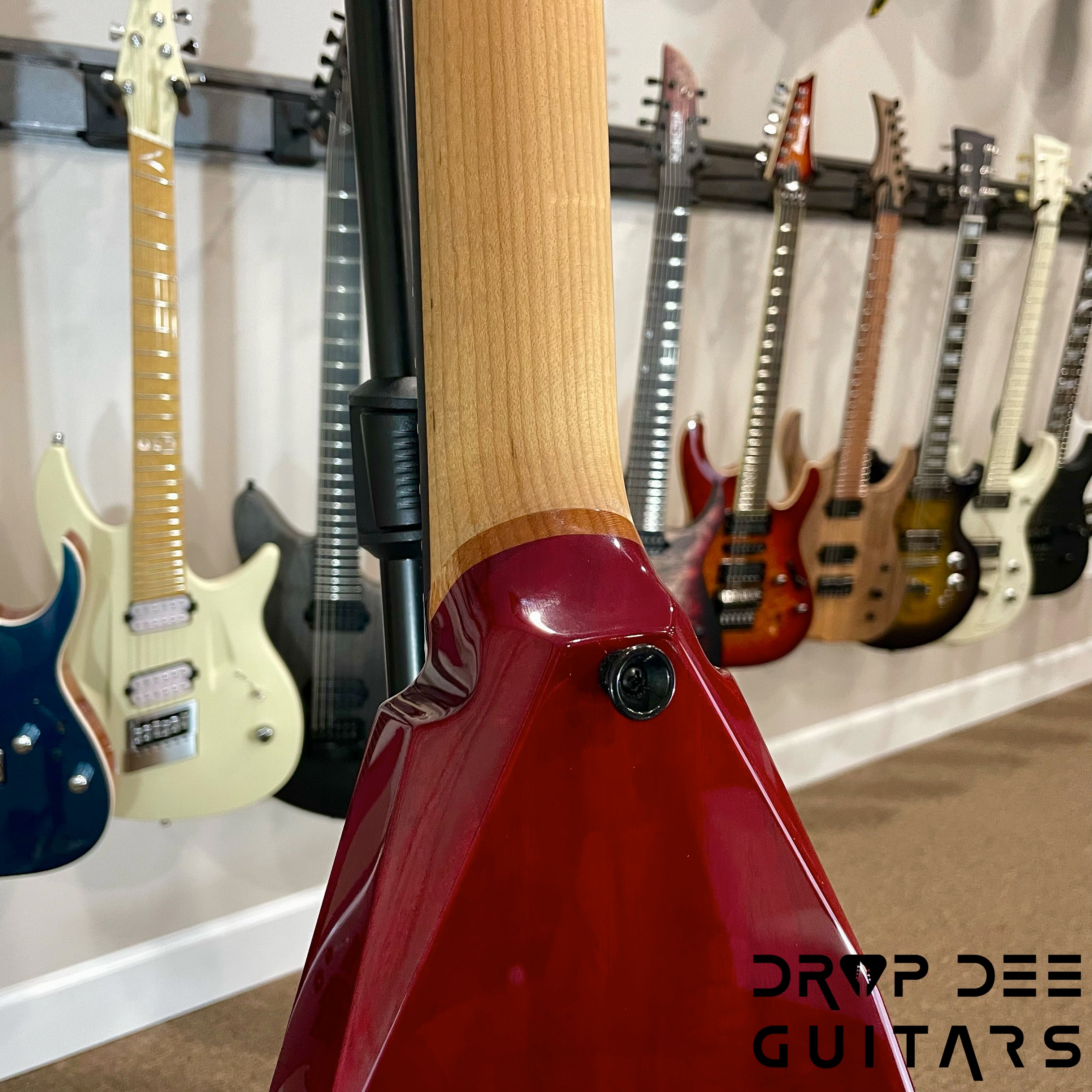 Jackson USA Custom Shop Special Edition Randy Rhoads Electric Guitar w/ Case - Trans Red Burst