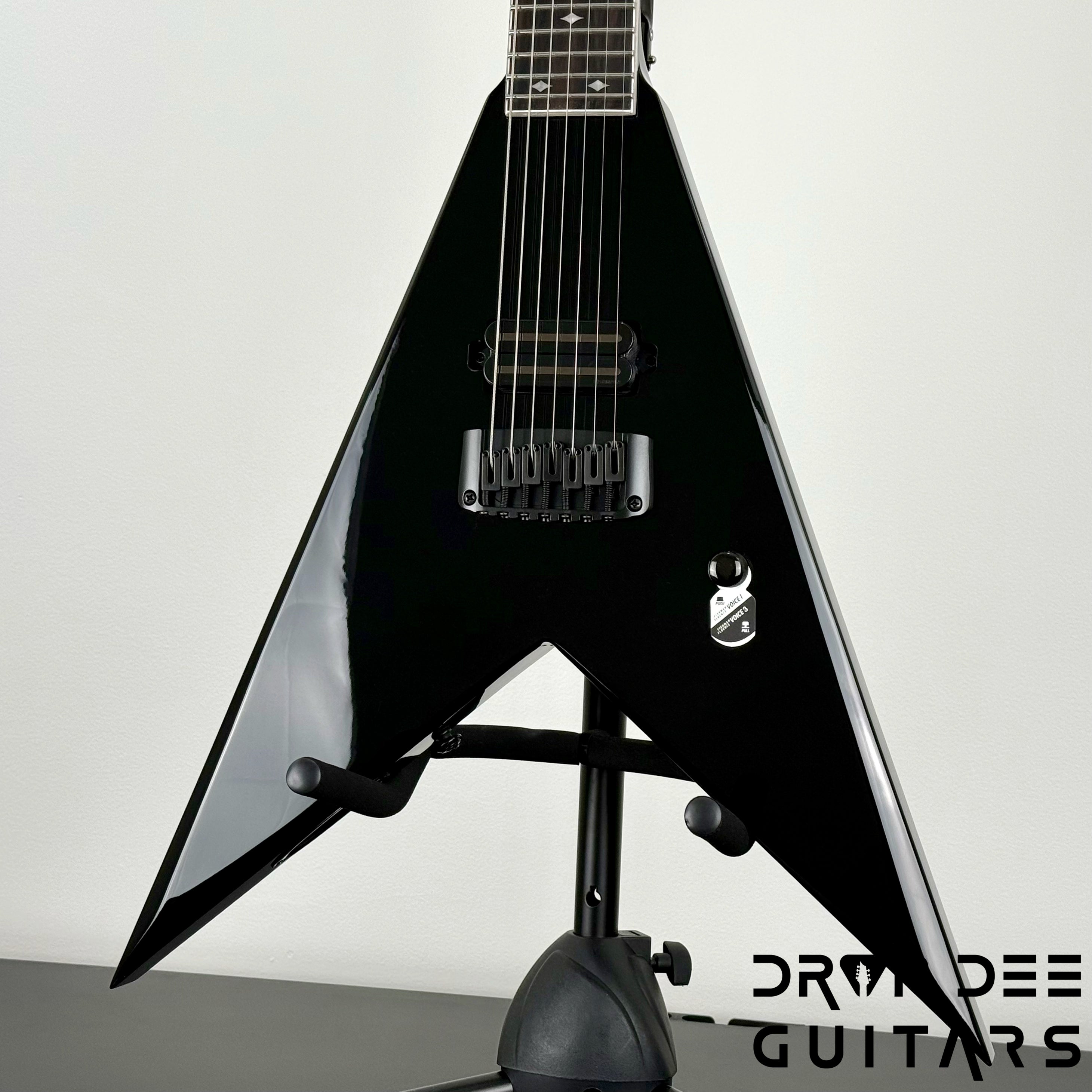 ESP LTD Jack Simmons JS-7 Baritone 7-String Electric Guitar w/ Case - Black