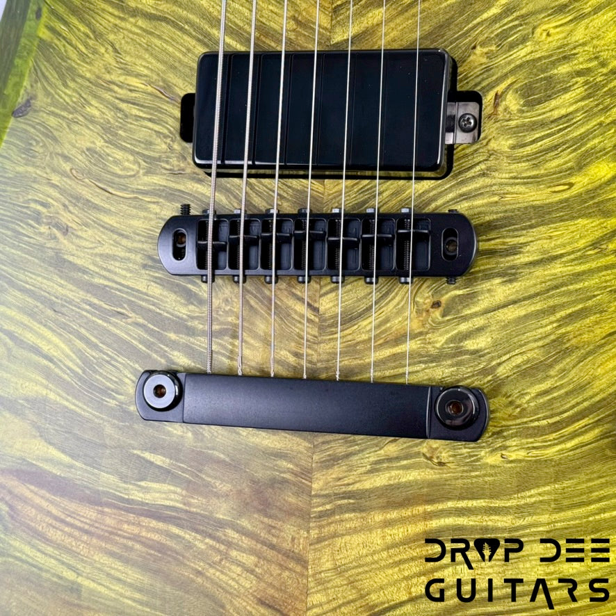 Dunable USA Custom Shop Yeti 7 7-String Electric Guitar w/ Case - Nuclear Burst