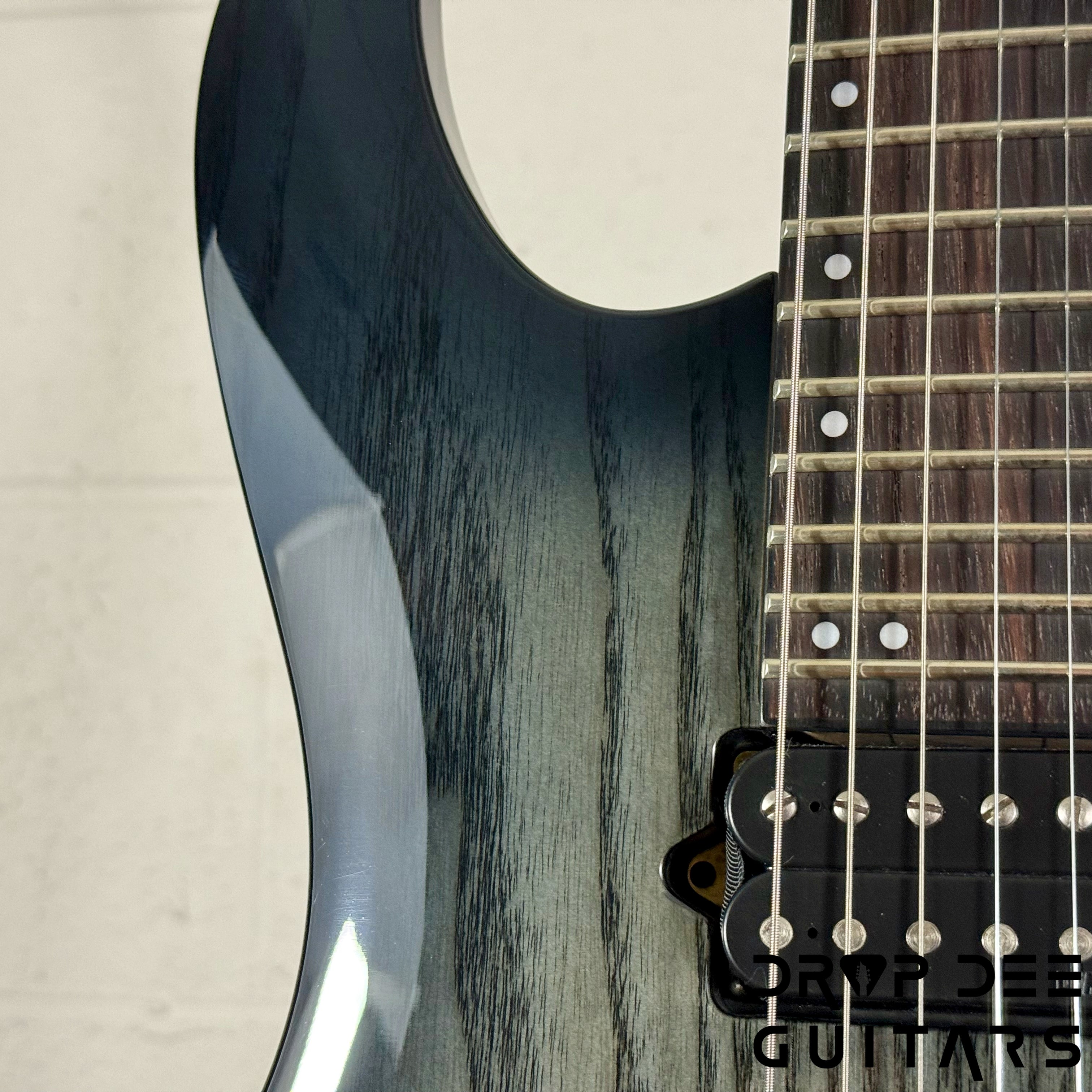 Ibanez Prestige S6621AH Electric Guitar w/ Case - Transparent Gray Burst