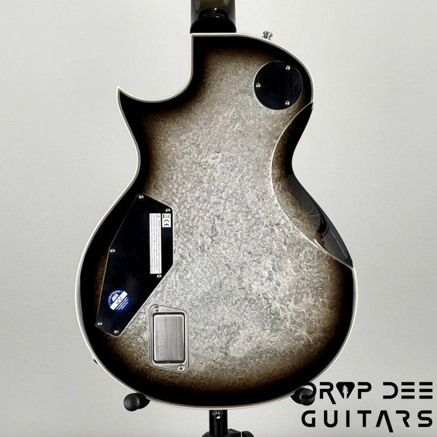 ESP Original Series Eclipse Custom Electric Guitar w/ Case - Silver Liquid Metal Burst