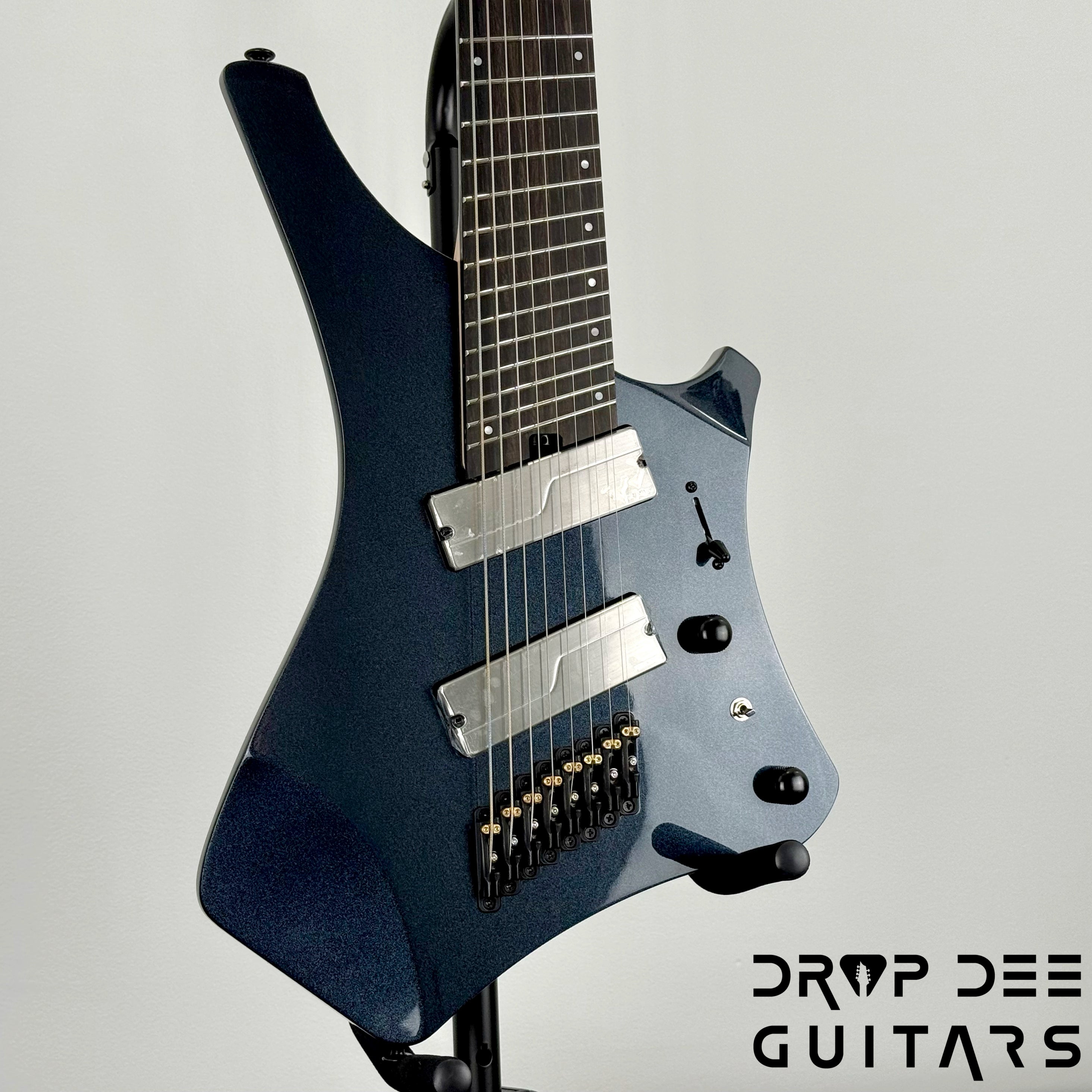 Ibanez Alpha A527 Multiscale 7-String Electric Guitar w/ Bag - Iron Pewter