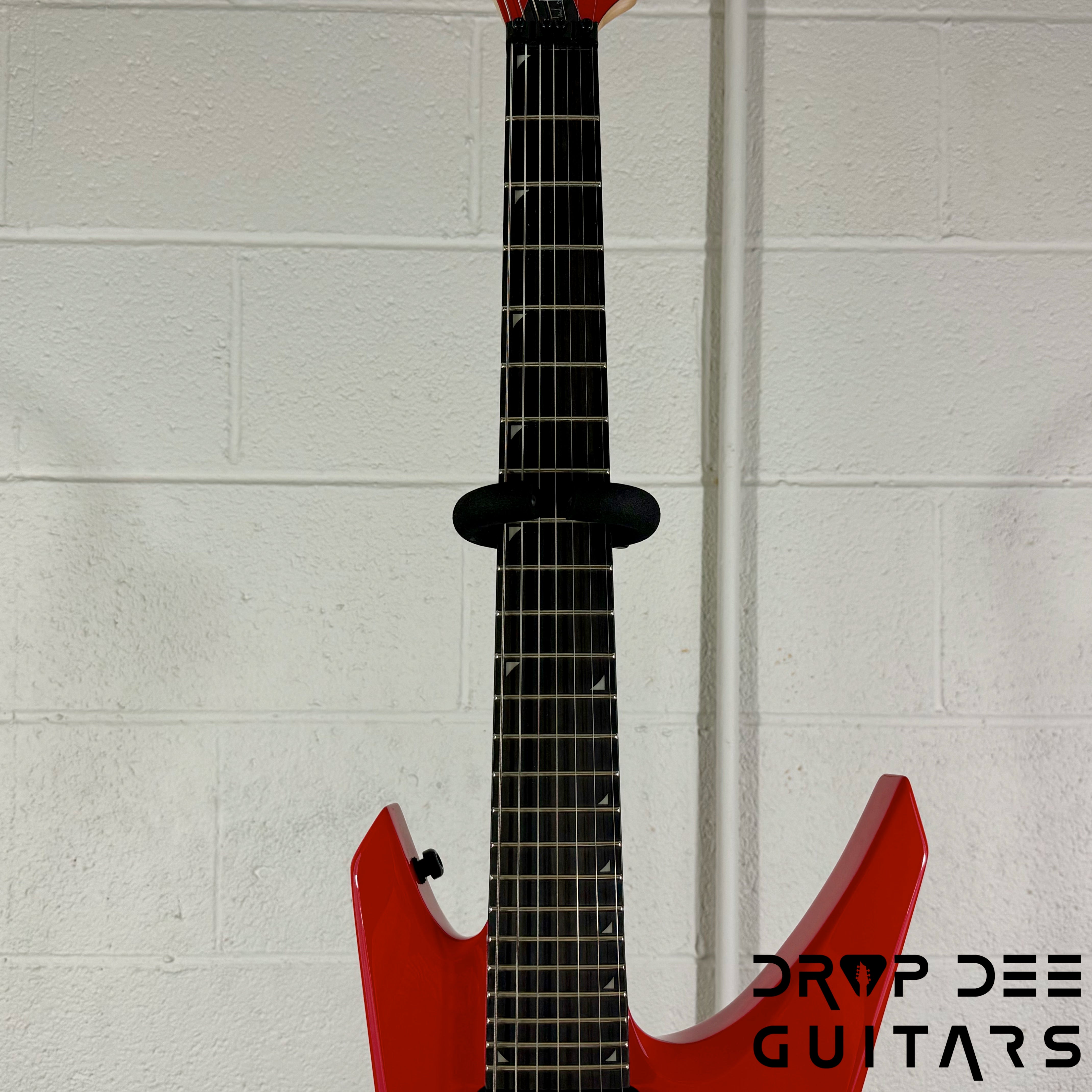 Jackson Pro Series Dave Davidson Signature WR7 Baritone 7-String Electric Guitar w/ Bag - Ferrari Red