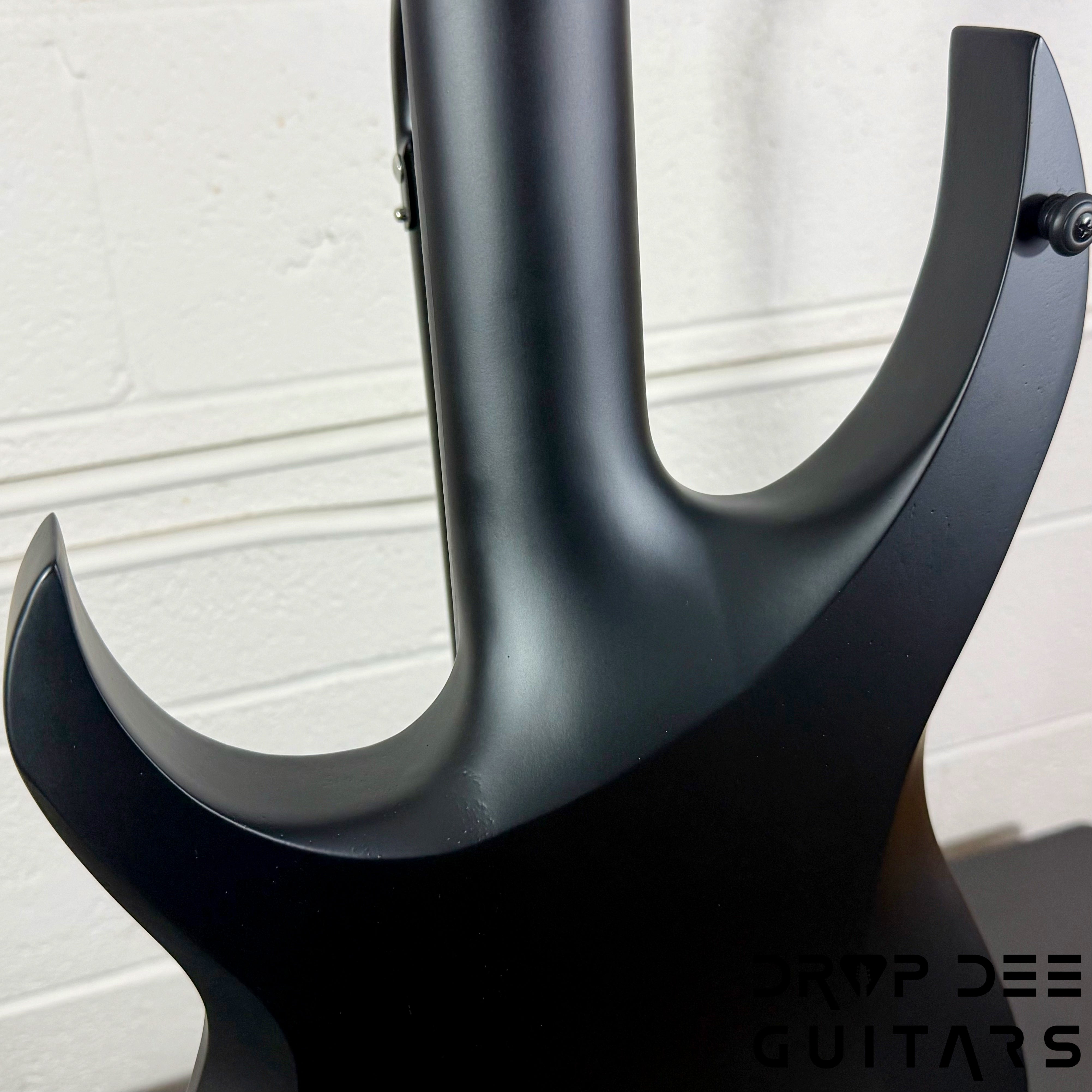 Schecter Diamond Series Keith Merrow KM-6 MK-III EX Baritone Electric Guitar - Satin Black Open Pore