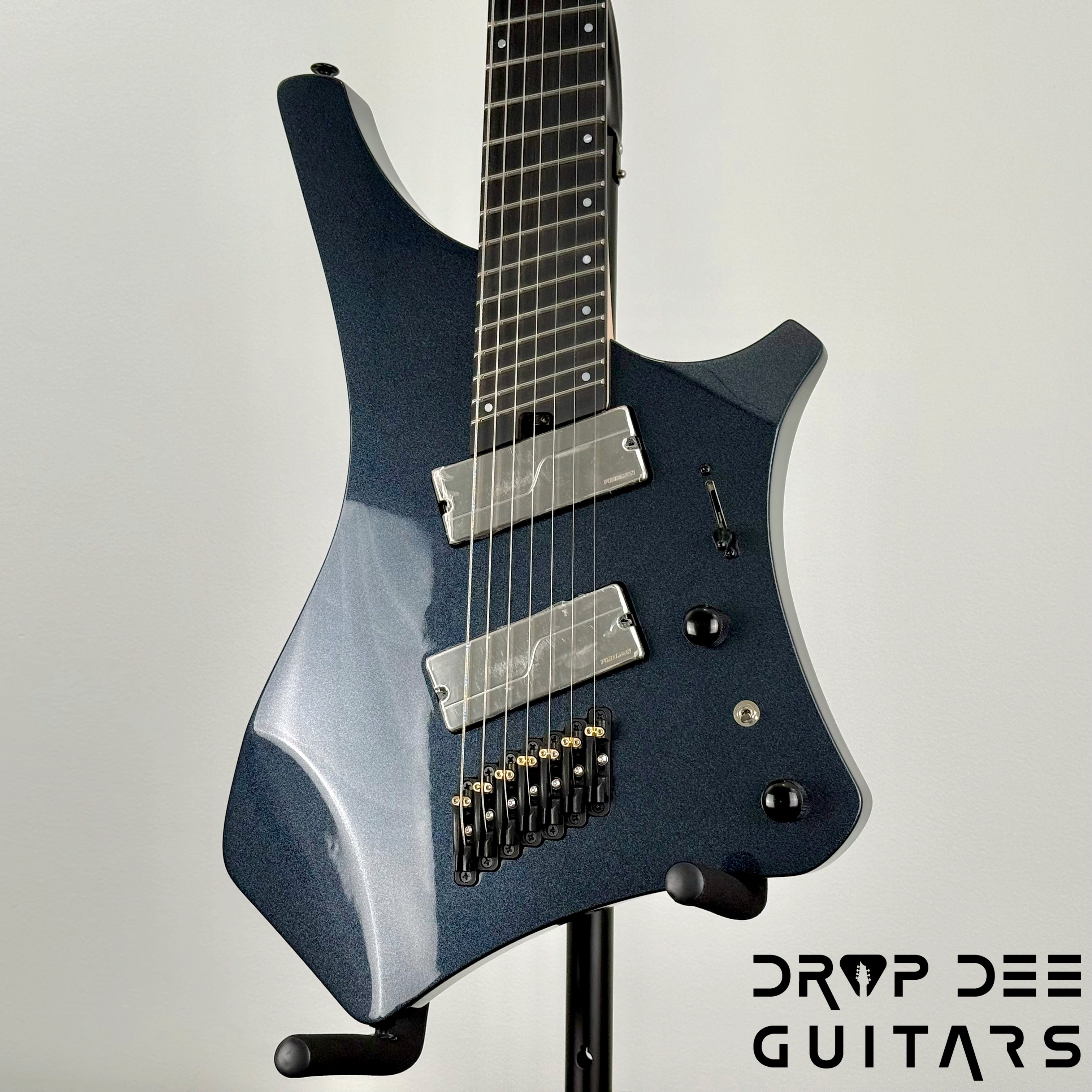 Ibanez Alpha A527 Multiscale 7-String Electric Guitar w/ Bag - Iron Pewter