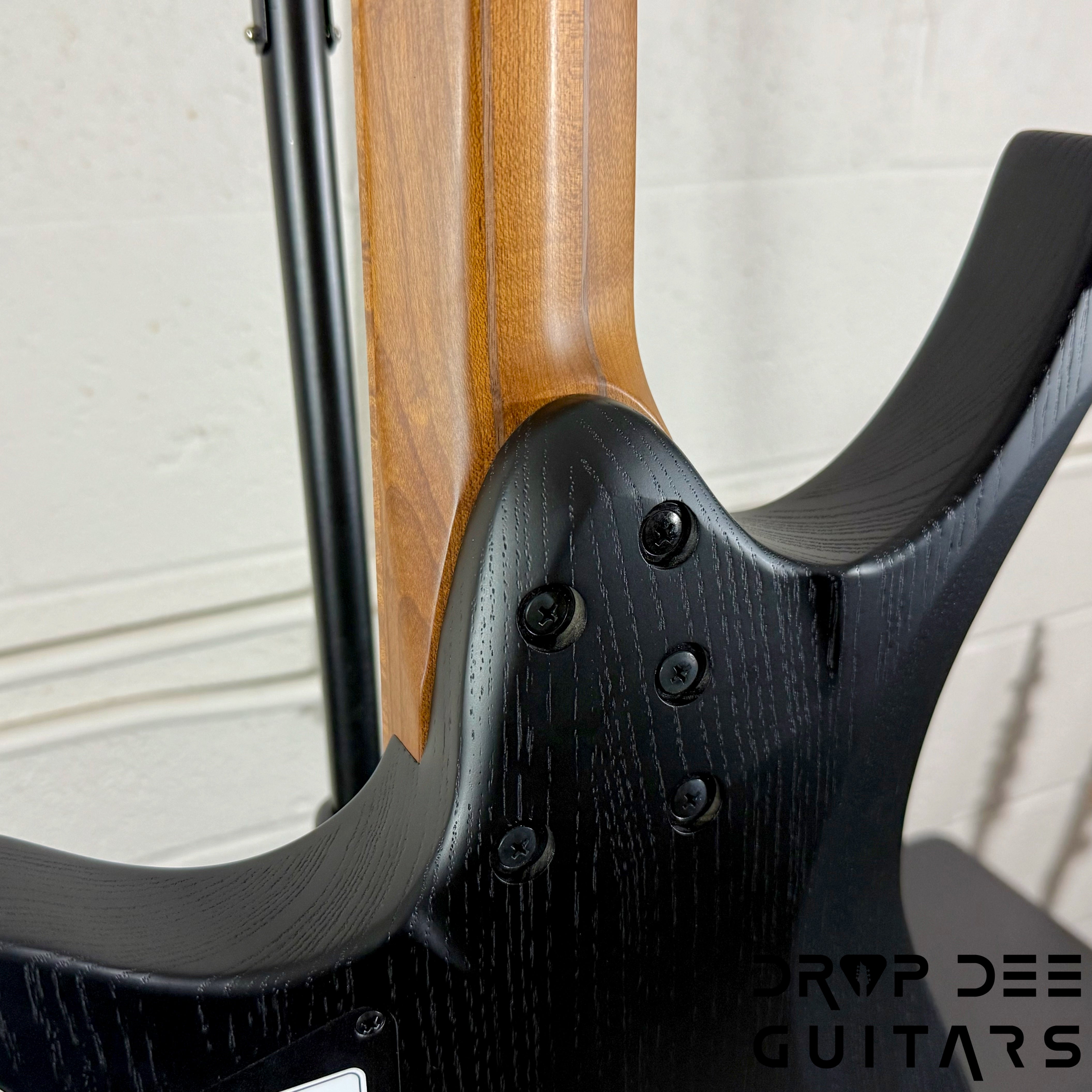 Strandberg Boden Original N2.7 7-String Multiscale Headless Electric Guitar w/ Bag - Black Denim Burst Satin