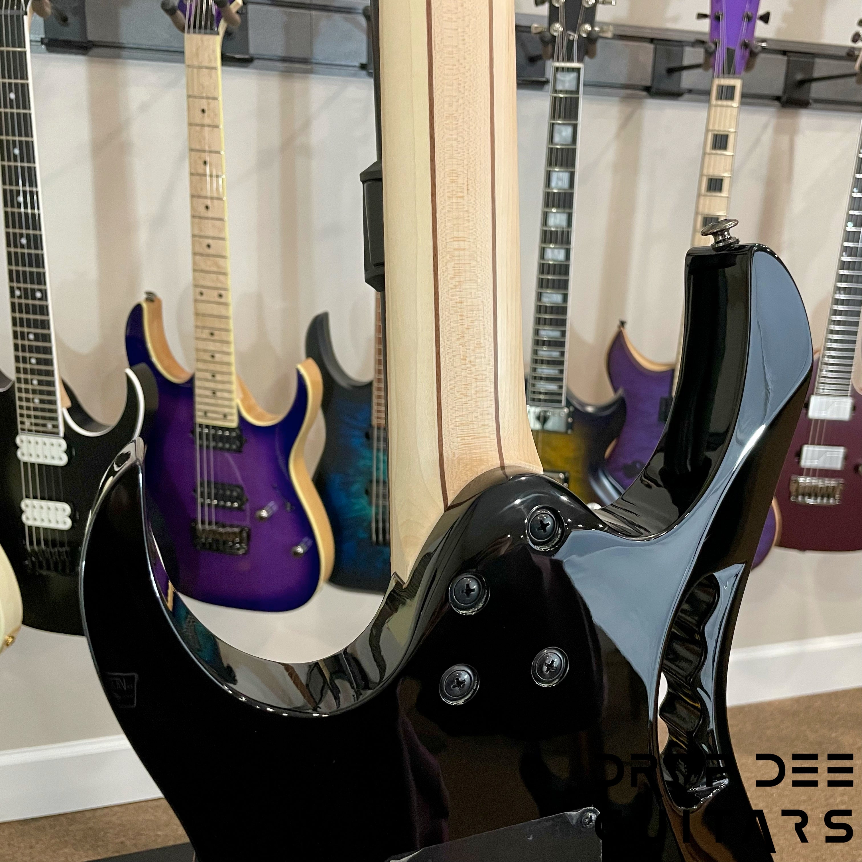 Ibanez Premium JEM77P Steve Vai Signature Electric Guitar w/ Bag - Blue Floral Pattern