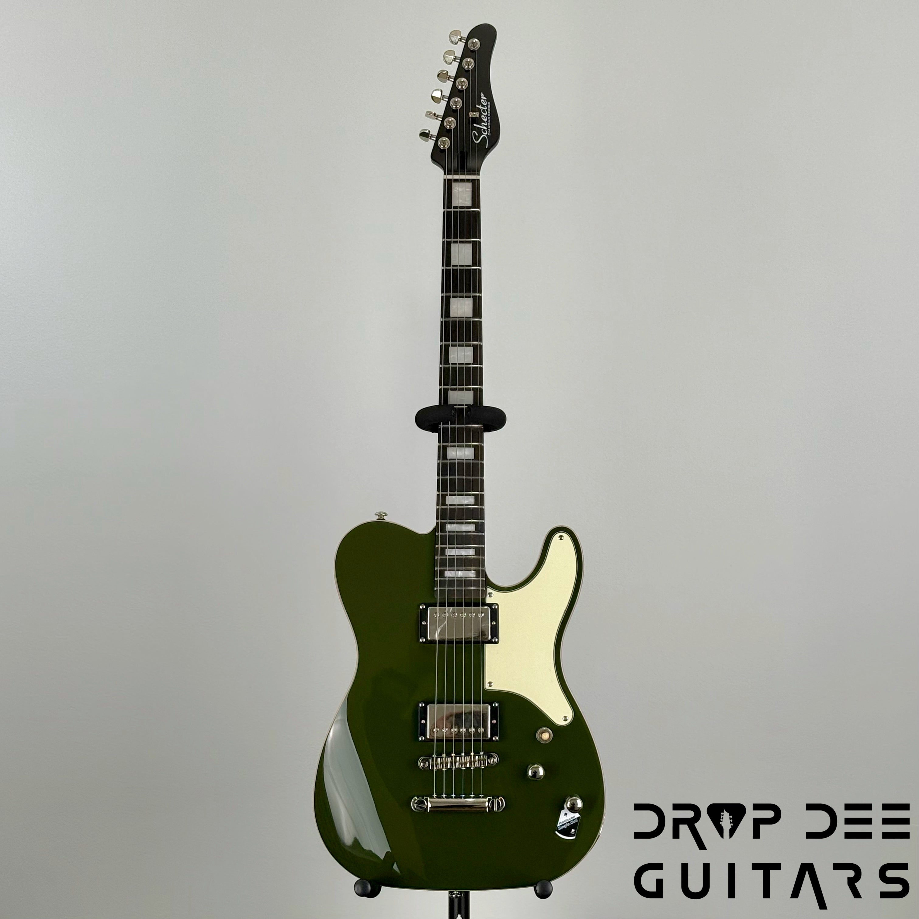Schecter Diamond Series Jack Fowler PT Electric Guitar - Drab Green