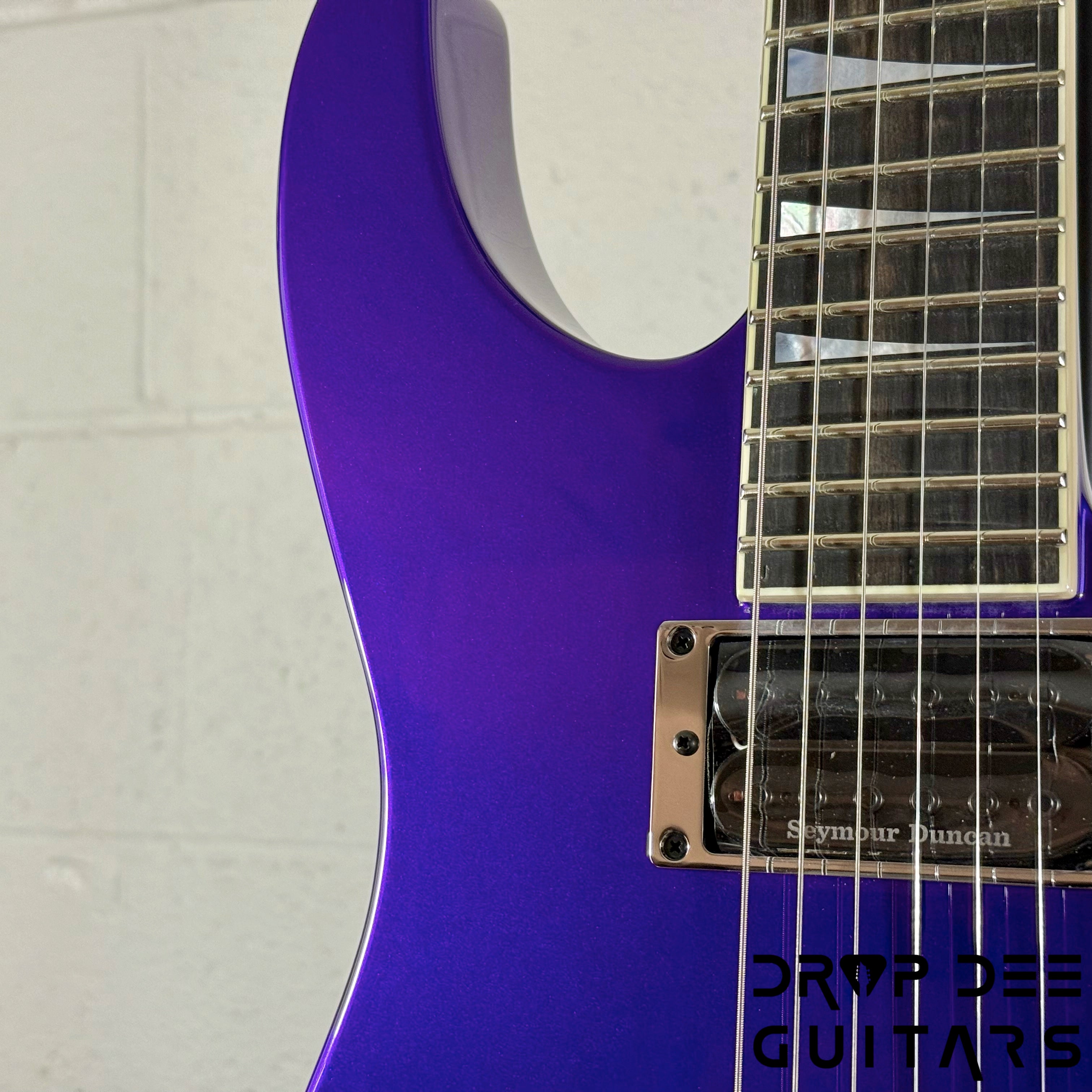 Jackson Custom Shop Soloist 2H TOM Electric Guitar w/ Case - Purple Metallic