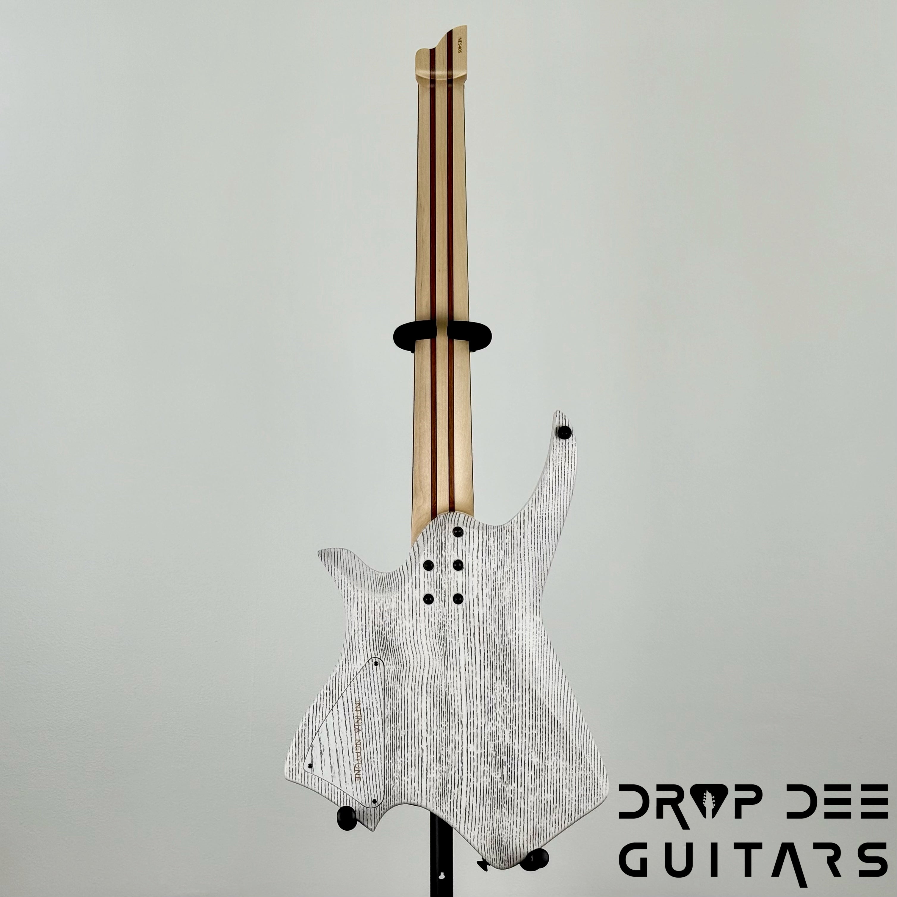 Infinia Neptune 7 Baritone Headless 7-String Electric Guitar w/ Bag - Shell Pink