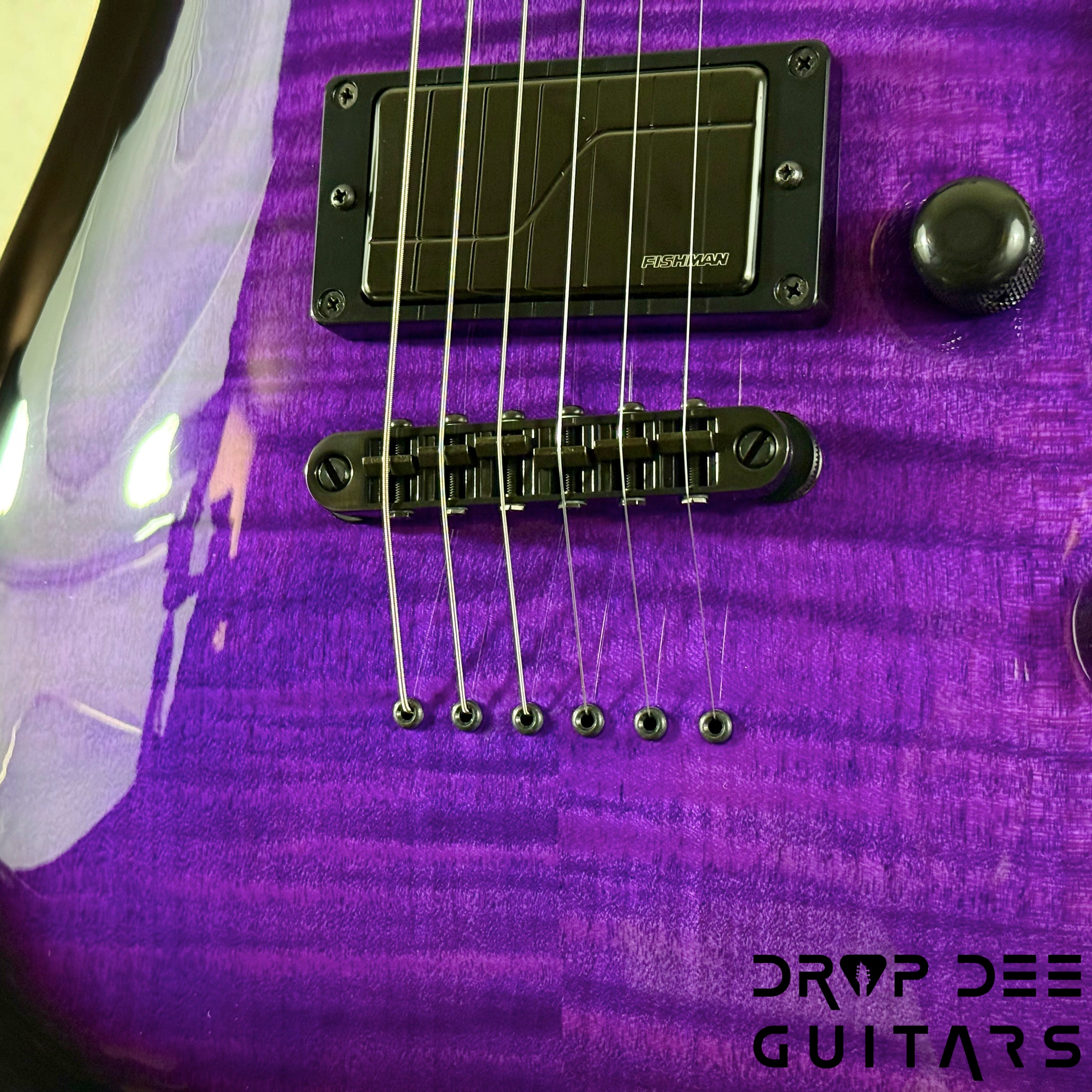 ESP USA Horizon-II Electric Guitar w/ Case - Dark Purple Sunburst