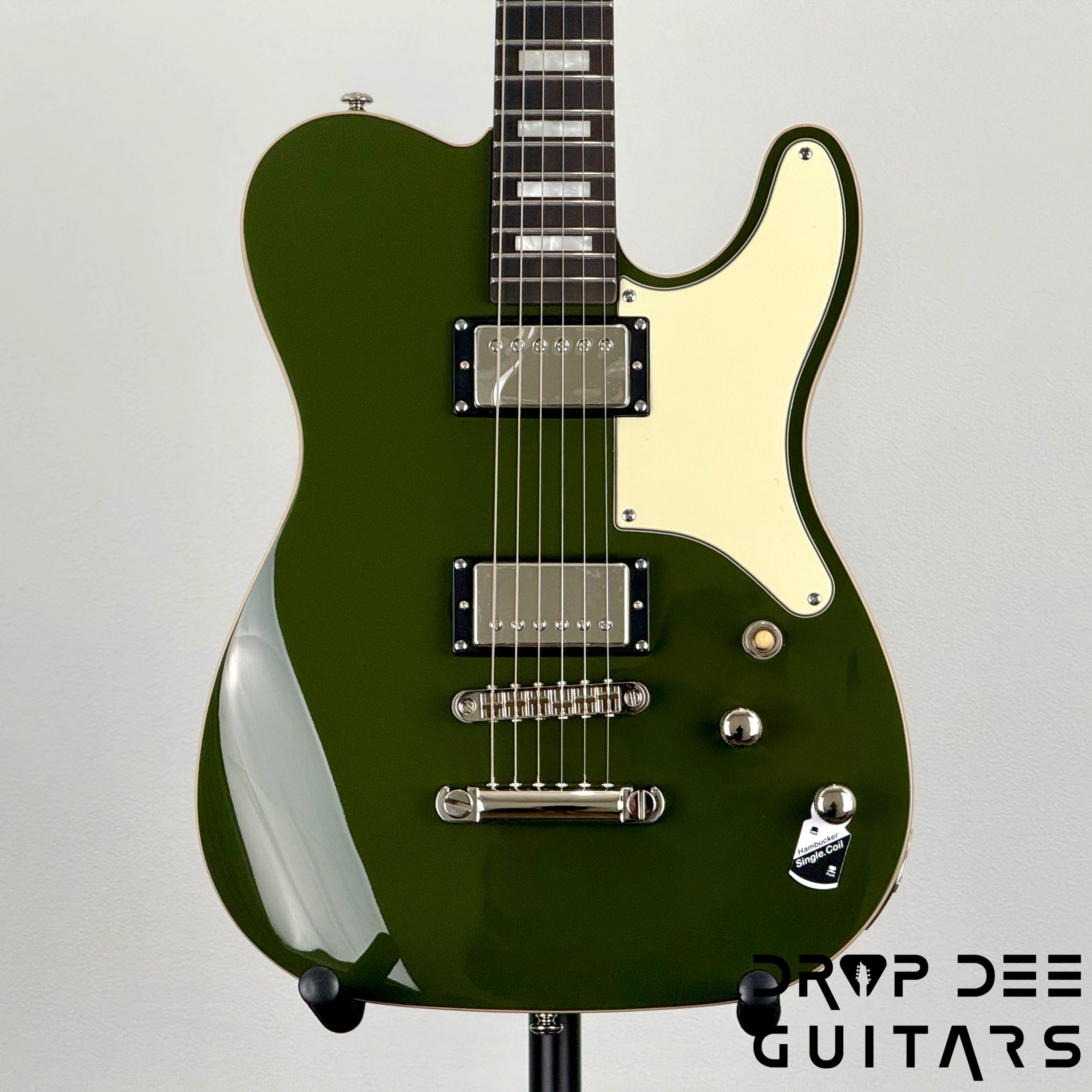 Schecter Diamond Series Jack Fowler PT Electric Guitar - Drab Green