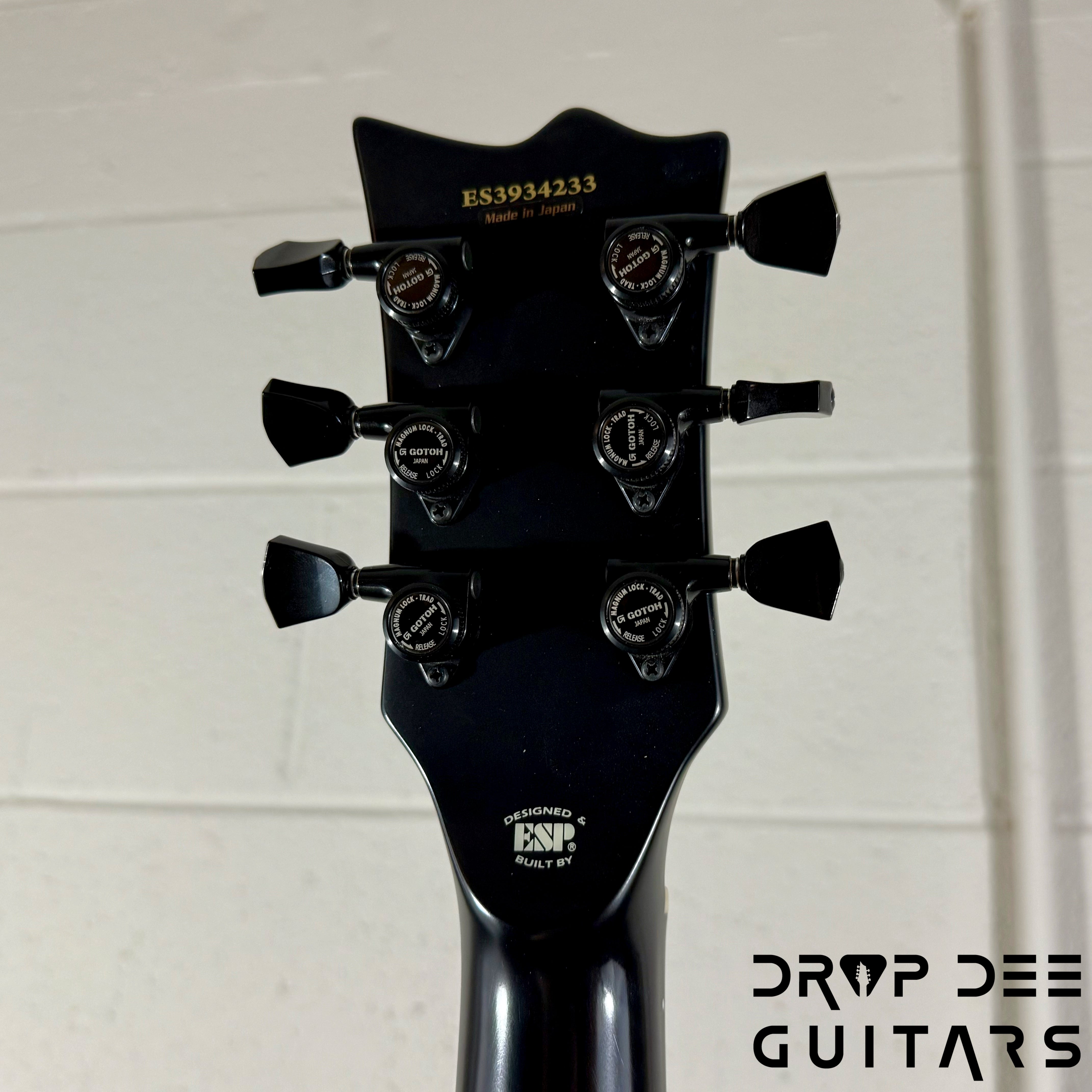 ESP E-II Eclipse QM Electric Guitar/ Case - Tiger Eye Sunburst