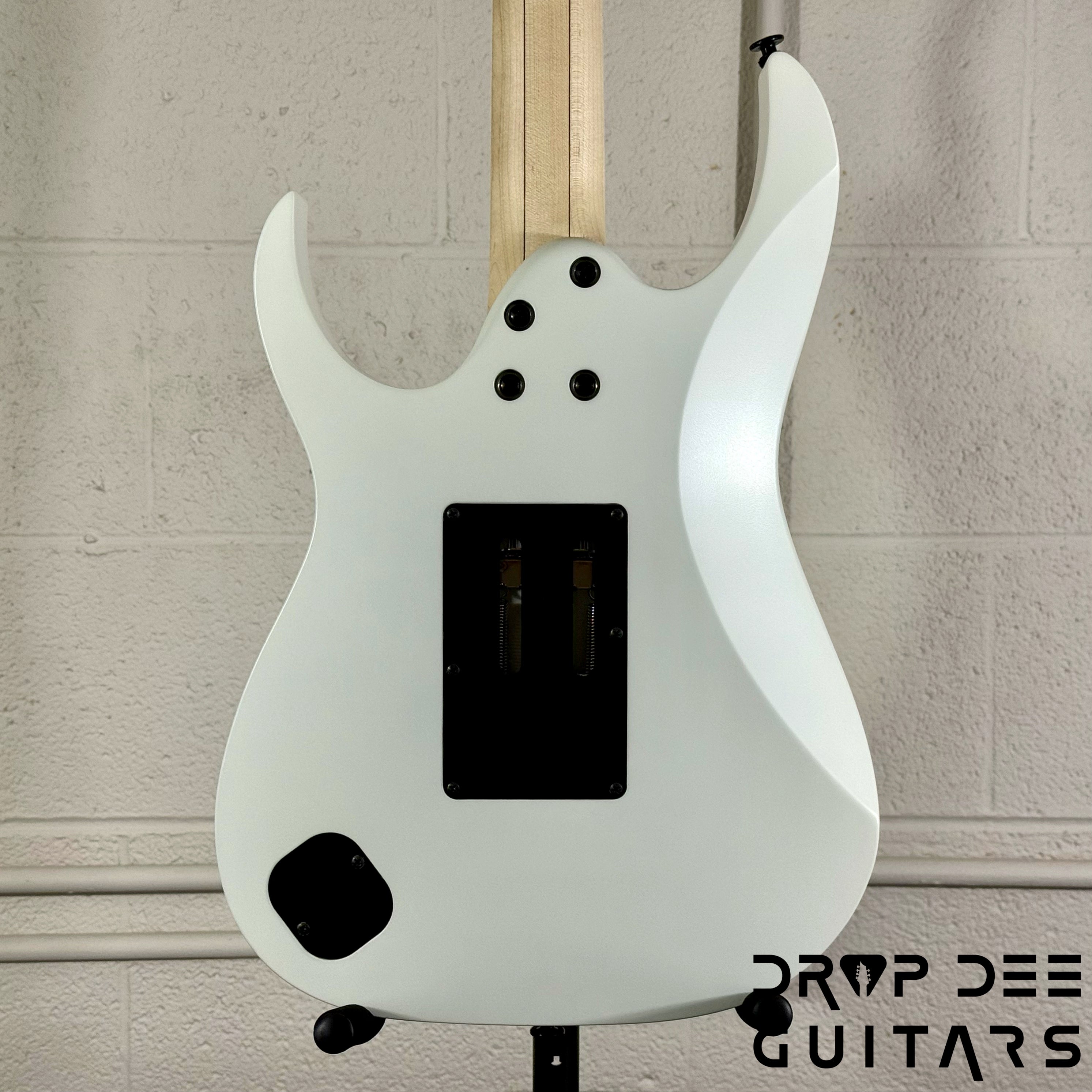 Ibanez Prestige RG653DX Electric Guitar w/ Case - White Flat