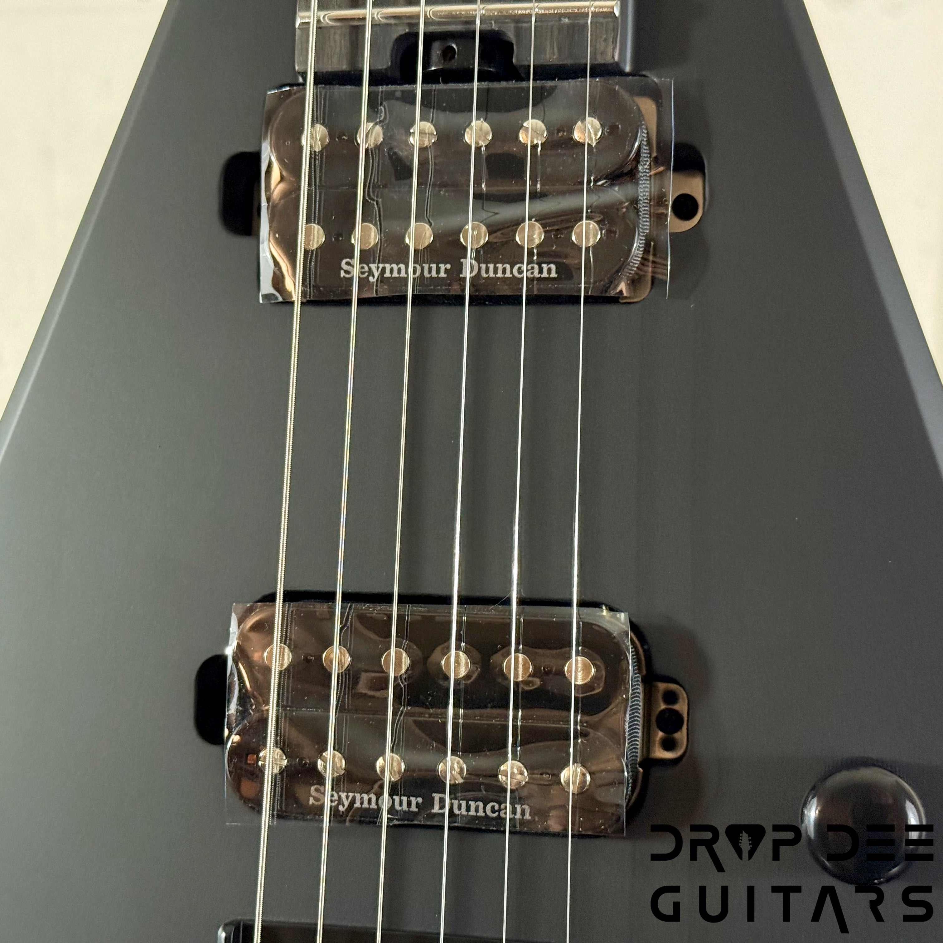 Jackson American Series Rhoads RR24 HT Electric Guitar w/ Case - Satin Black