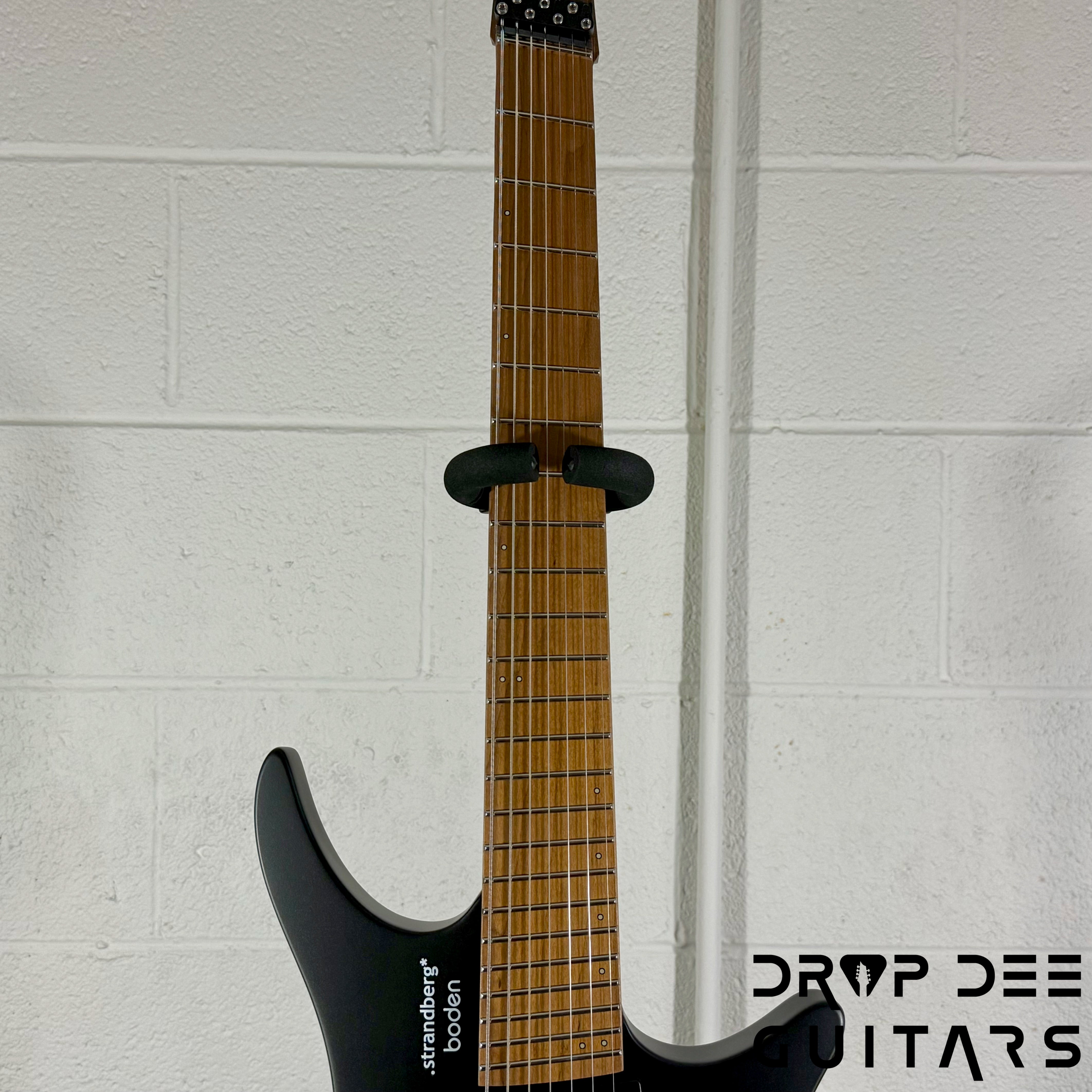 Strandberg Boden Standard N2.7 7-String Multiscale Headless Electric Guitar w/ Bag - Black Satin Metallic