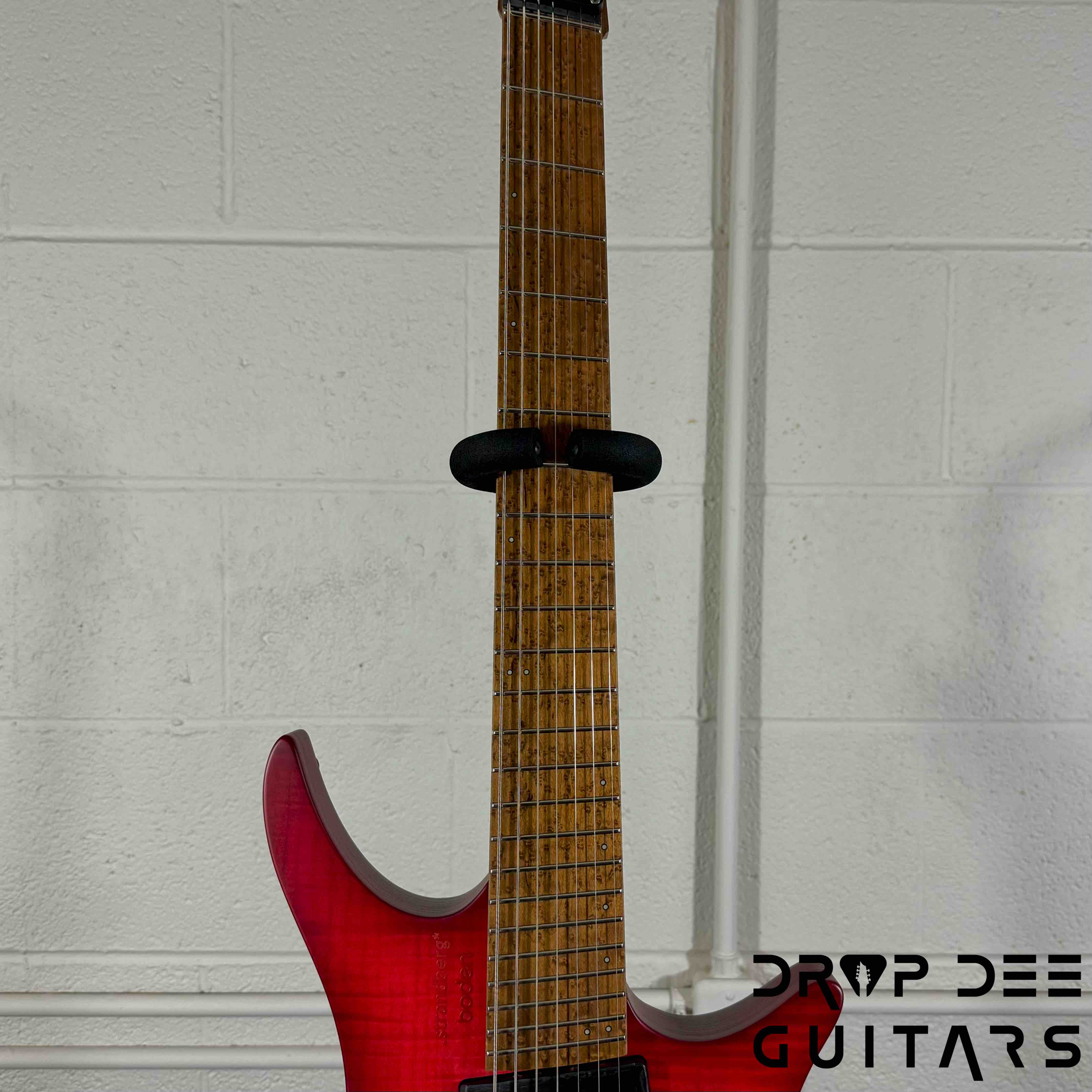 Strandberg Boden Original N2.7 7-String Multiscale Headless Electric Guitar w/ Bag - Sunset Coral Burst Satin