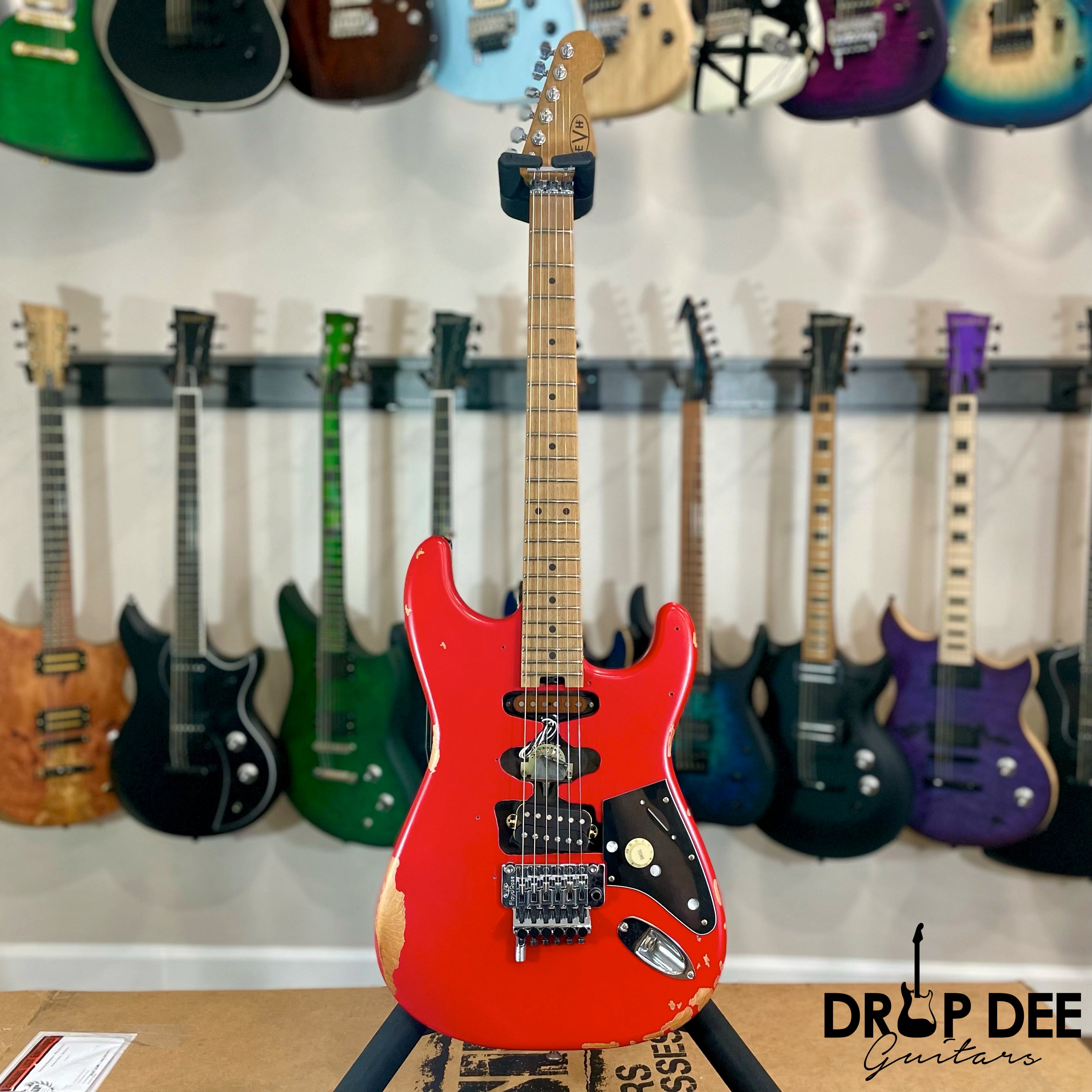 EVH Frankenstein Relic Series Electric Guitar w/ Bag - Red
