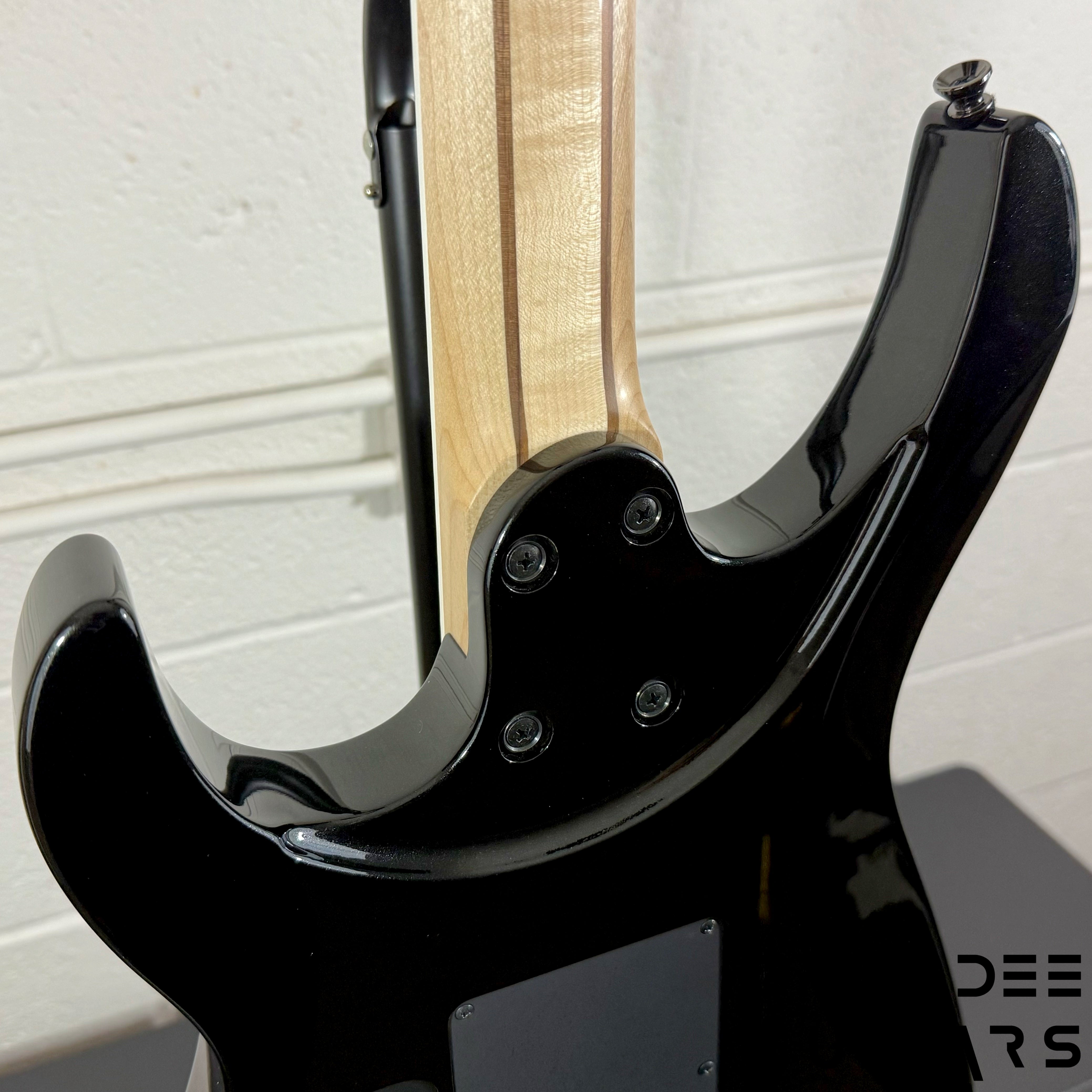 Caparison Dellinger II Prominenace MF Electric Guitar w/ Bag - Trans Spectrum Black