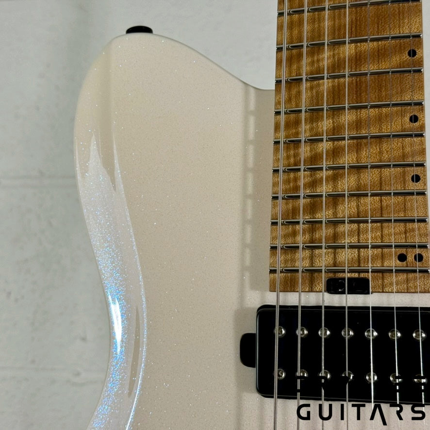 Balaguer USA Series Seraph Modern 7 Baritone 7-String Electric Guitar w/ Case (1224) - Gloss Metallic Jewel