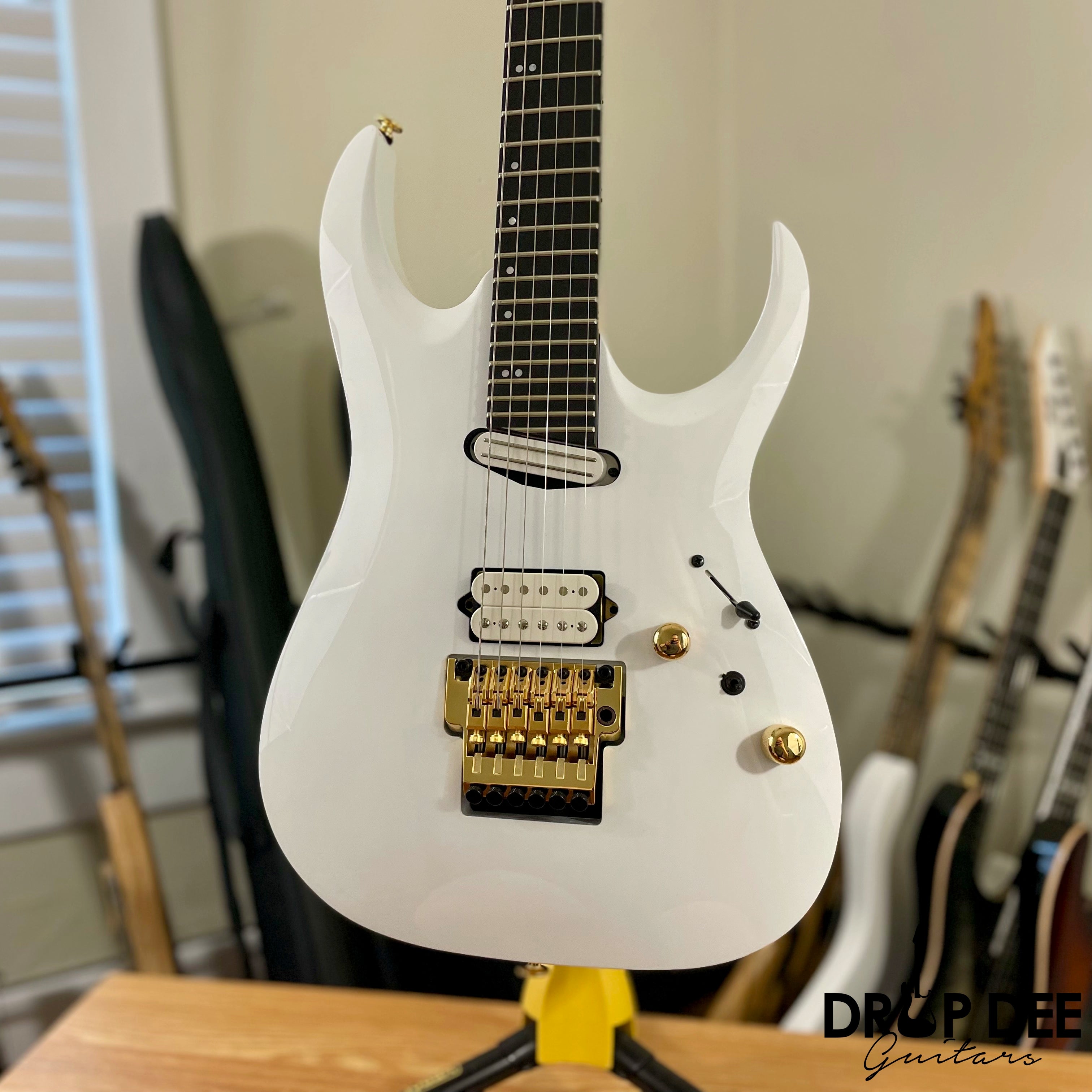 Ibanez Axe Lab Design RGA622XH Electric Guitar w/ Case - White