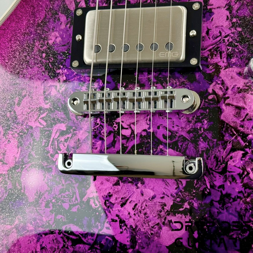 ESP Original Series Eclipse Custom Electric Guitar w/ Case - Purple Peel