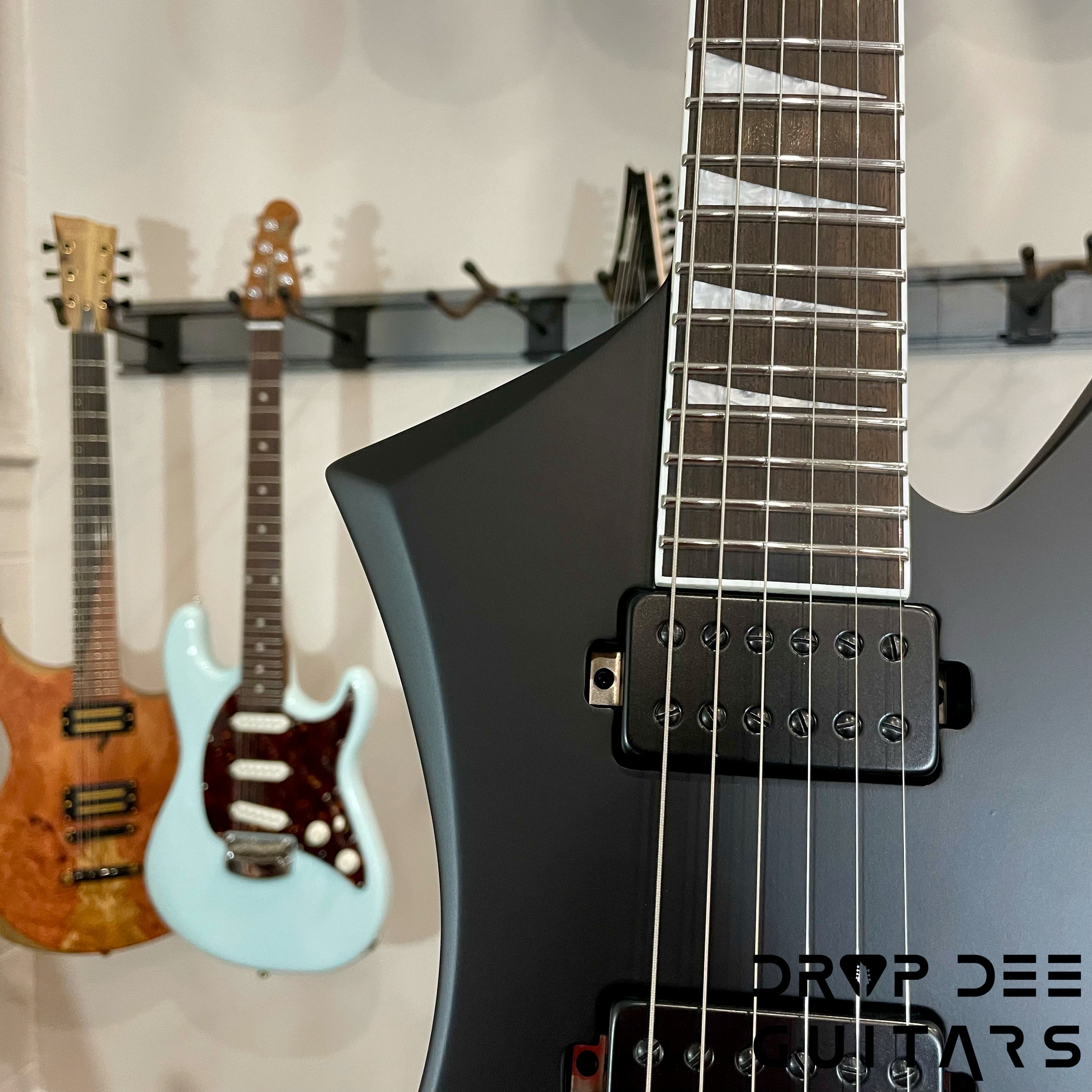 Jackson Concept Series Limited Edition King Kelly KE Electric Guitar w/ Case - Satin Black