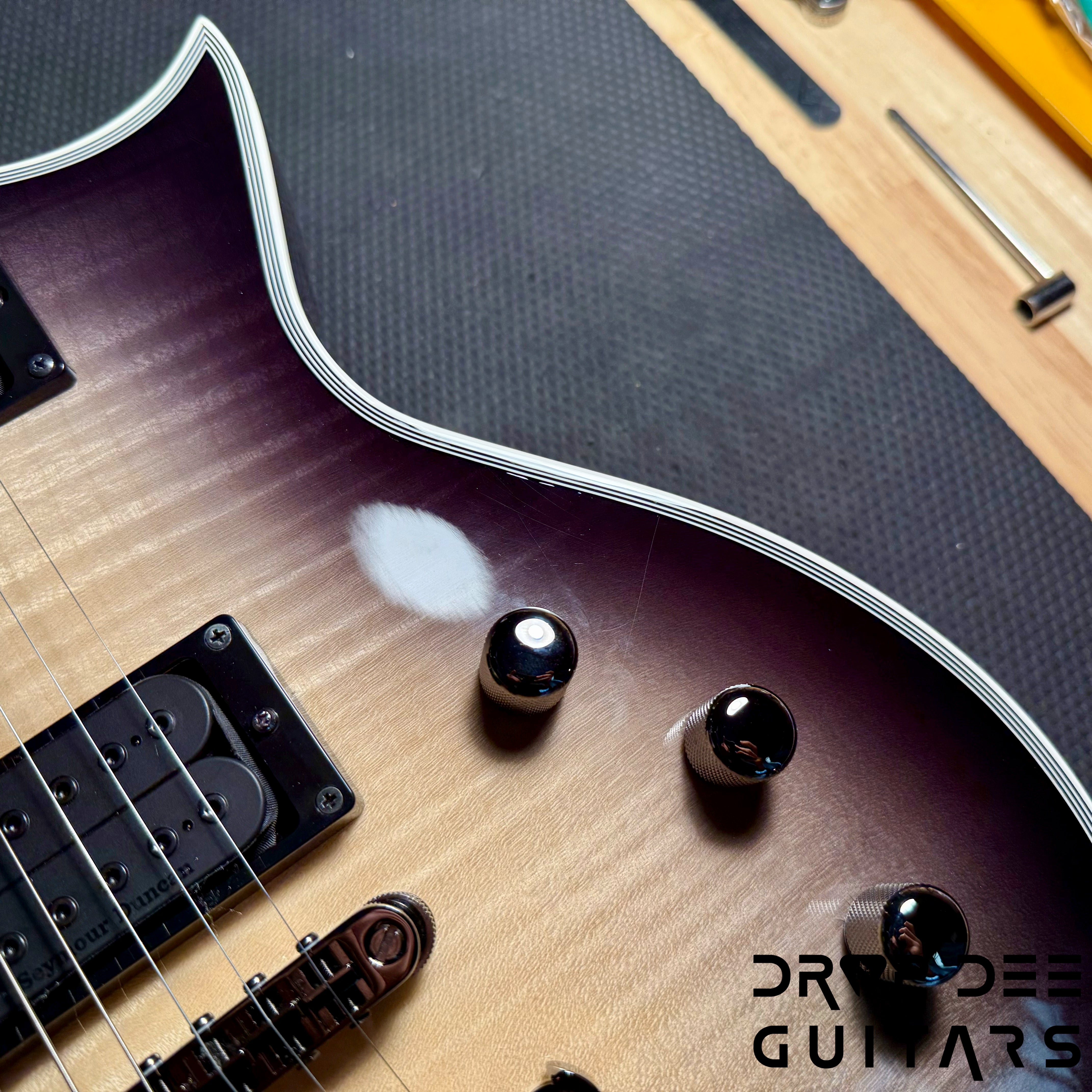 ESP E-II Eclipse FM Electric Guitar/ Case - Black Natural Burst