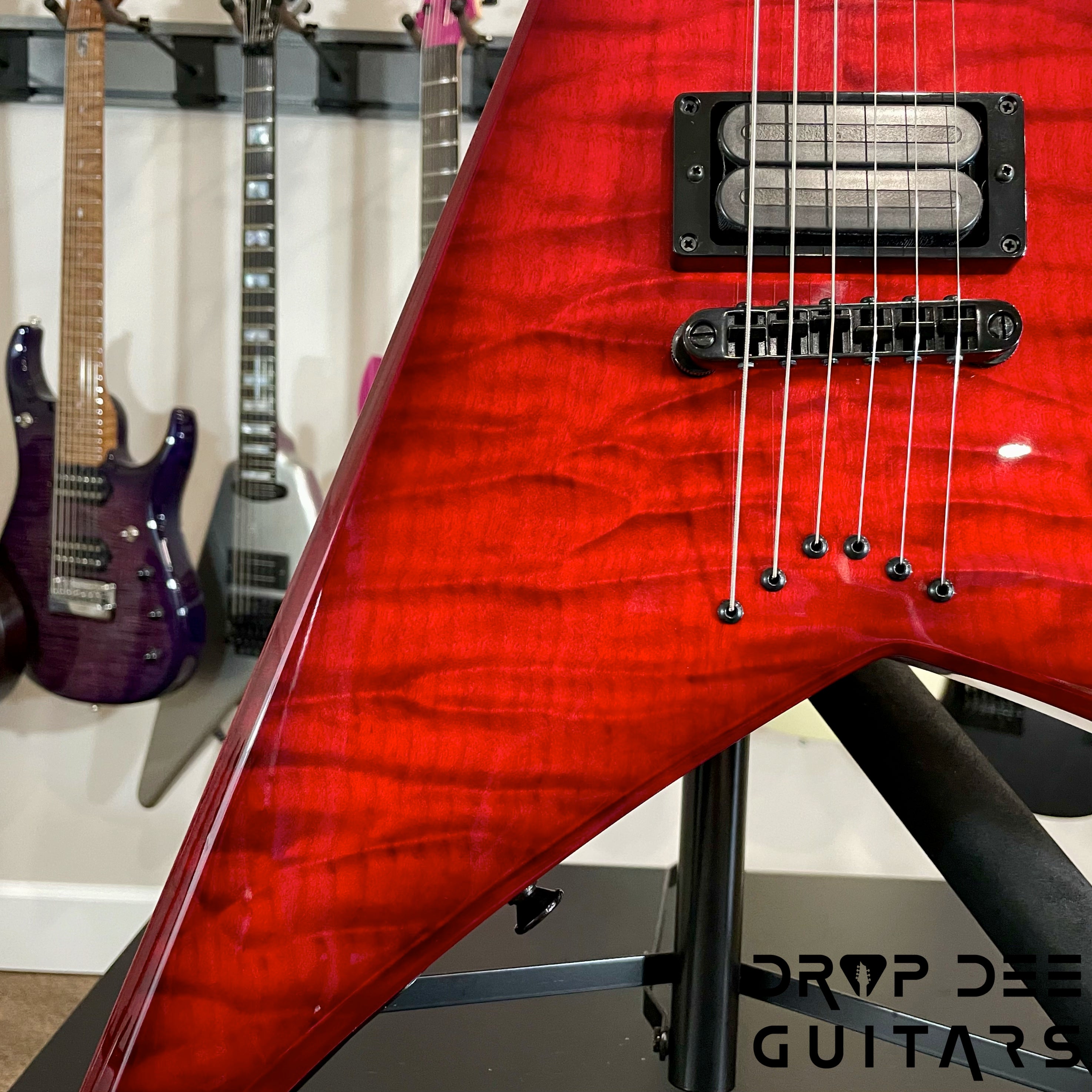 Jackson USA Custom Shop Special Edition Randy Rhoads Electric Guitar w/ Case - Trans Red Burst