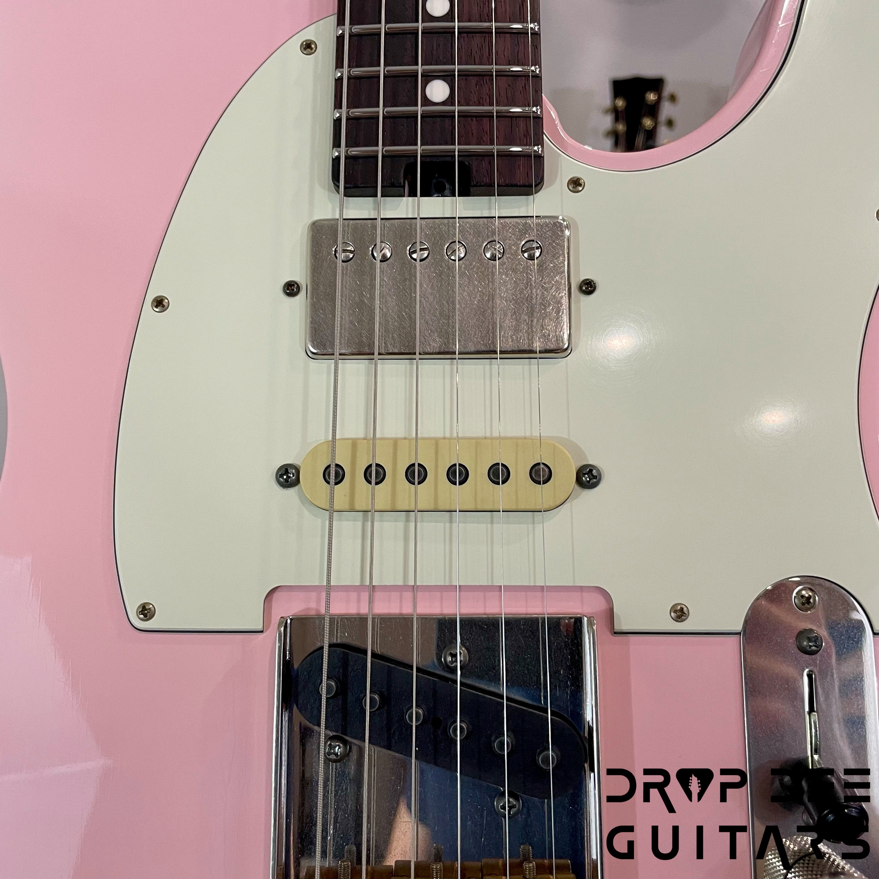 Schecter Custom Shop PT Wembley Studio Electric Guitar w/ Case - Shell Pink Aged Nitro