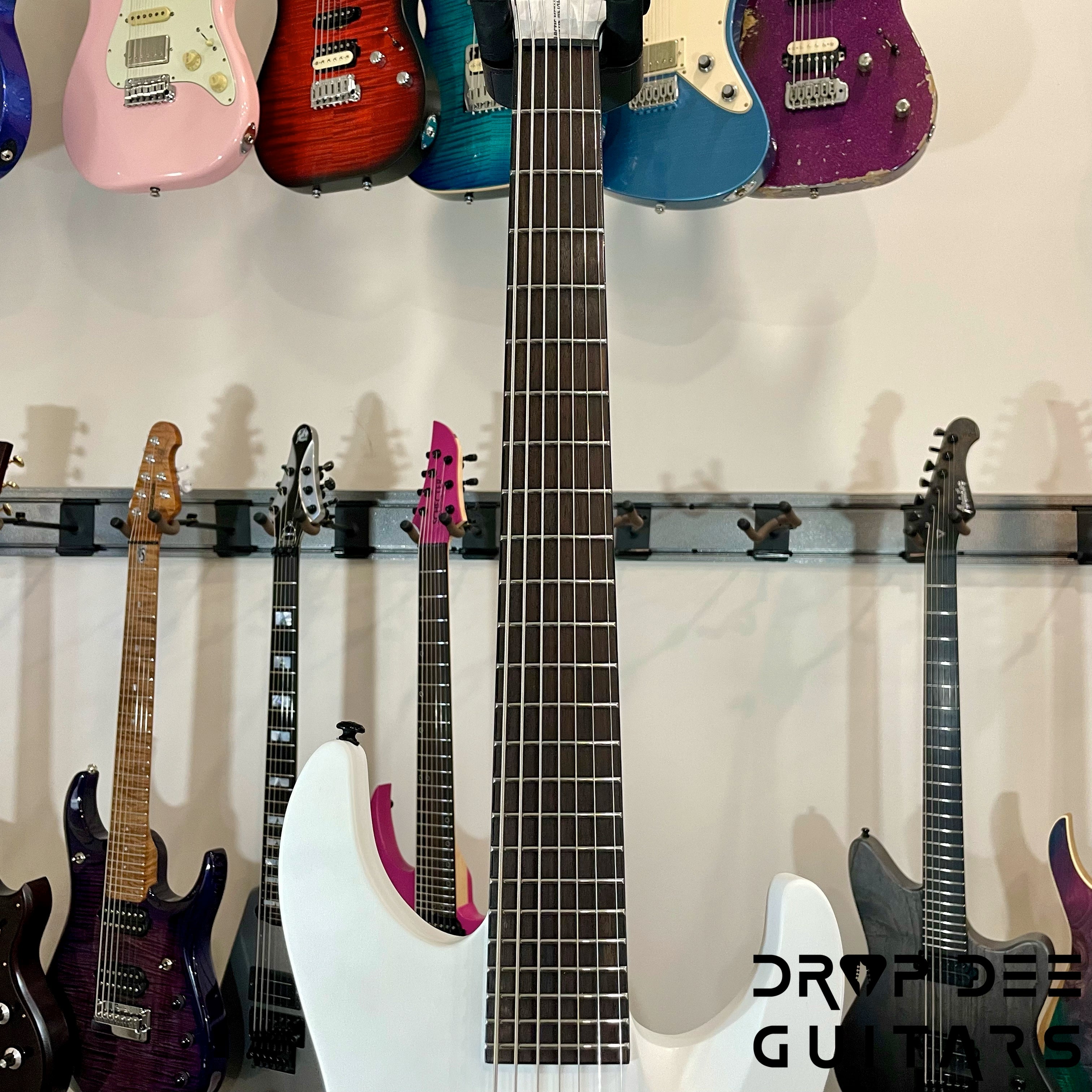 ESP LTD M-7BHT Arctic Metal Baritone Evertune Electric Guitar
