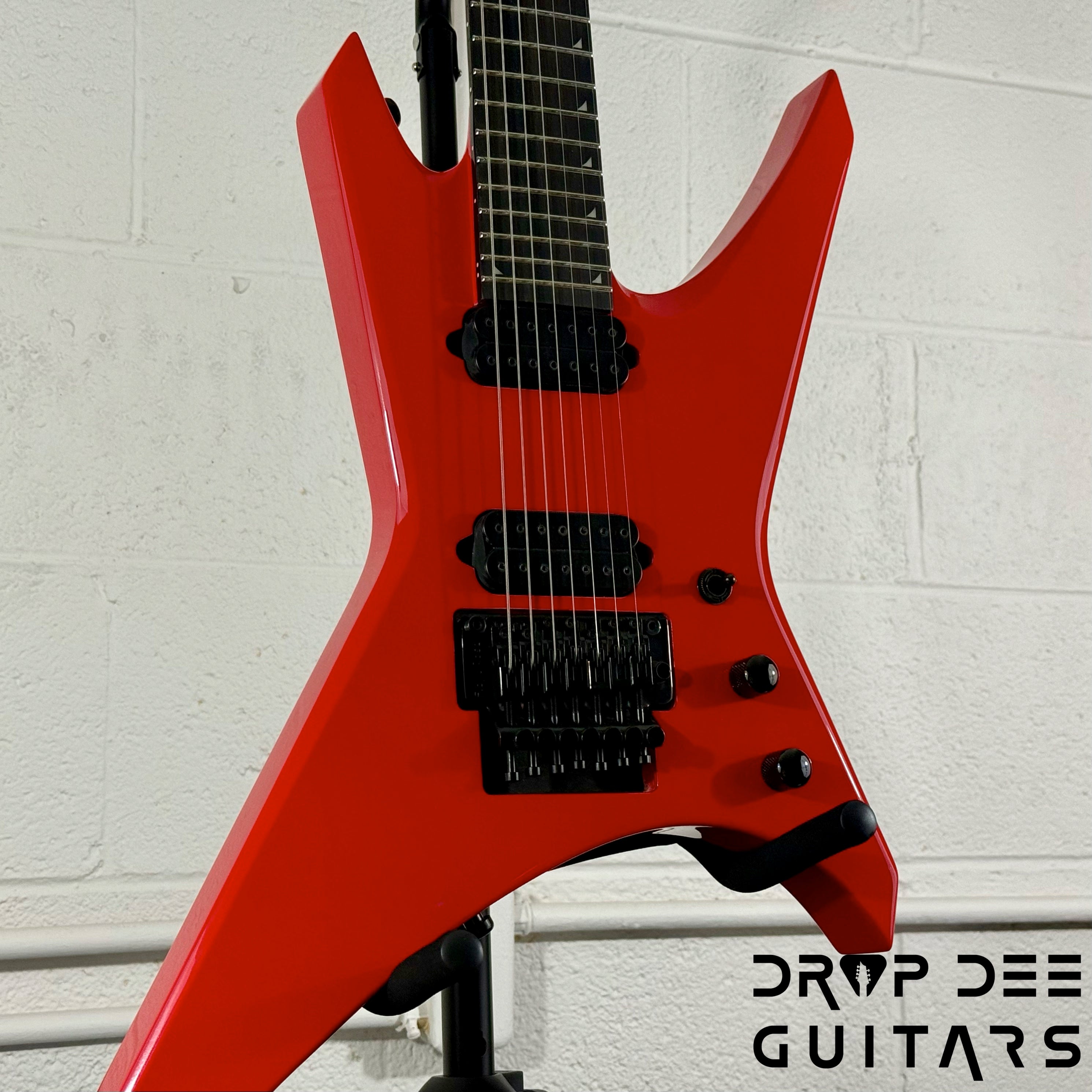 Jackson Pro Series Dave Davidson Signature WR7 Baritone 7-String Electric Guitar w/ Bag - Ferrari Red