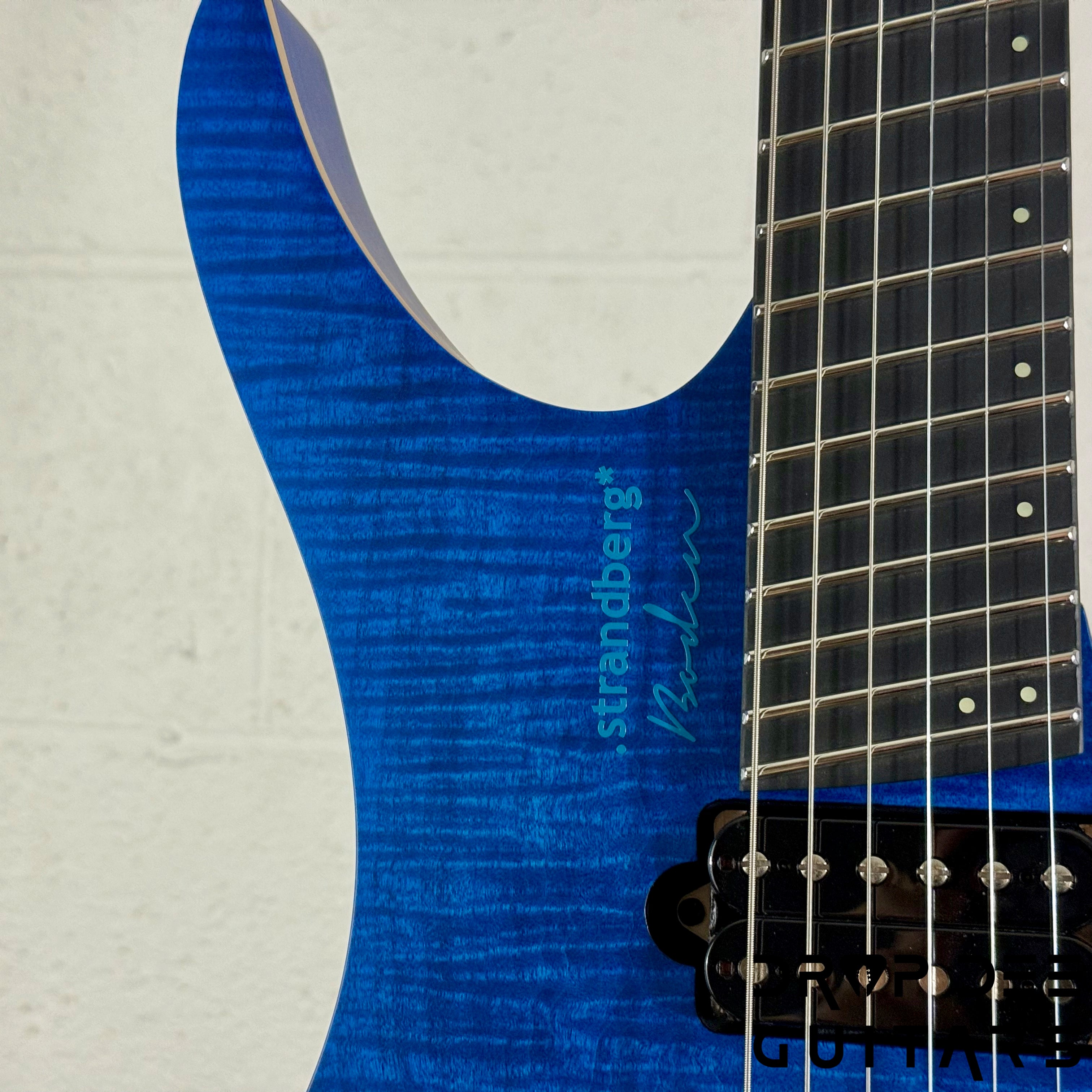 Strandberg Boden Prog NX 6 Headless Multiscale Electric Guitar w/ Bag - Deep Blue