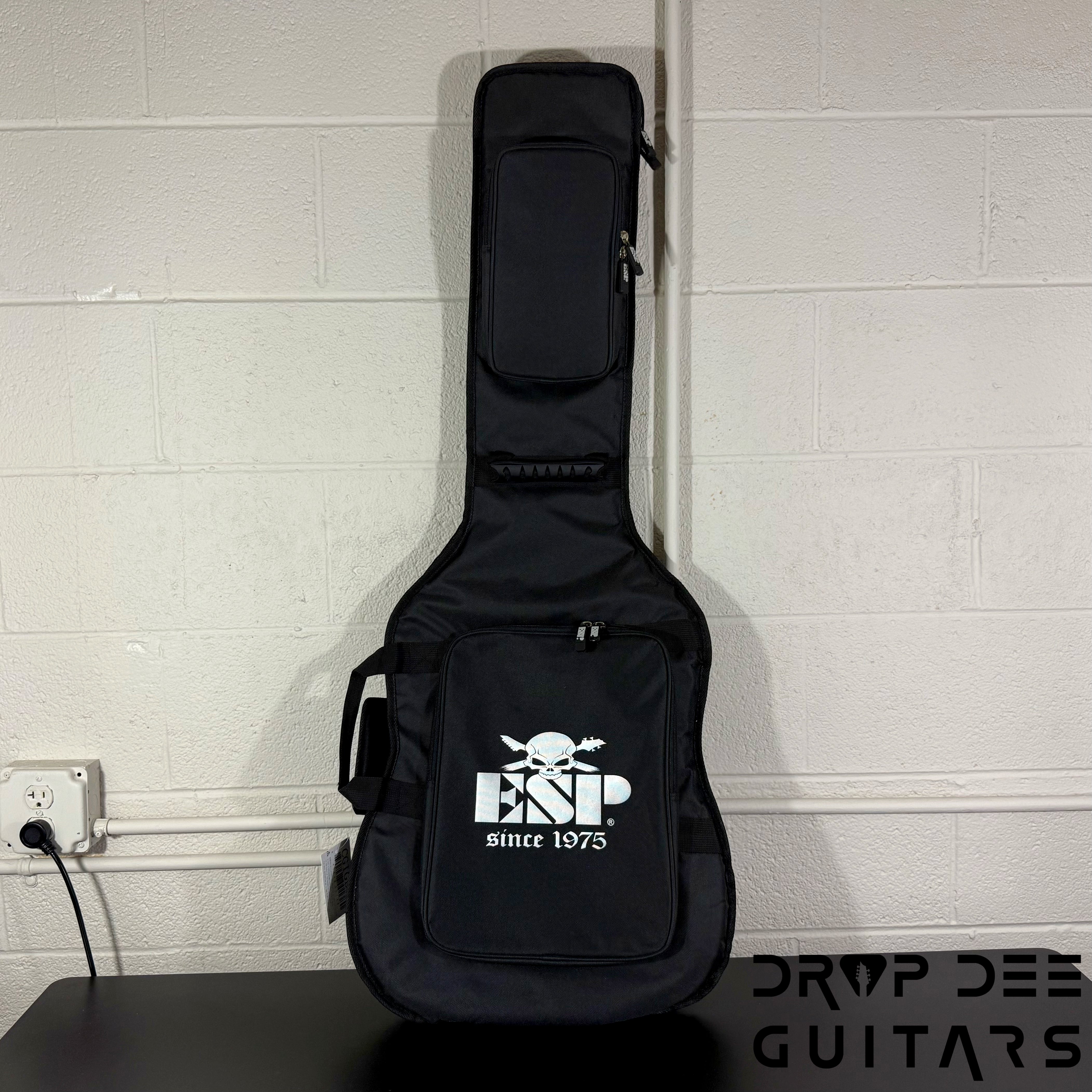 ESP LTD M-1007 Baritone Evertune 7-String Electric Guitar w/ Bag - Granite Sparkle